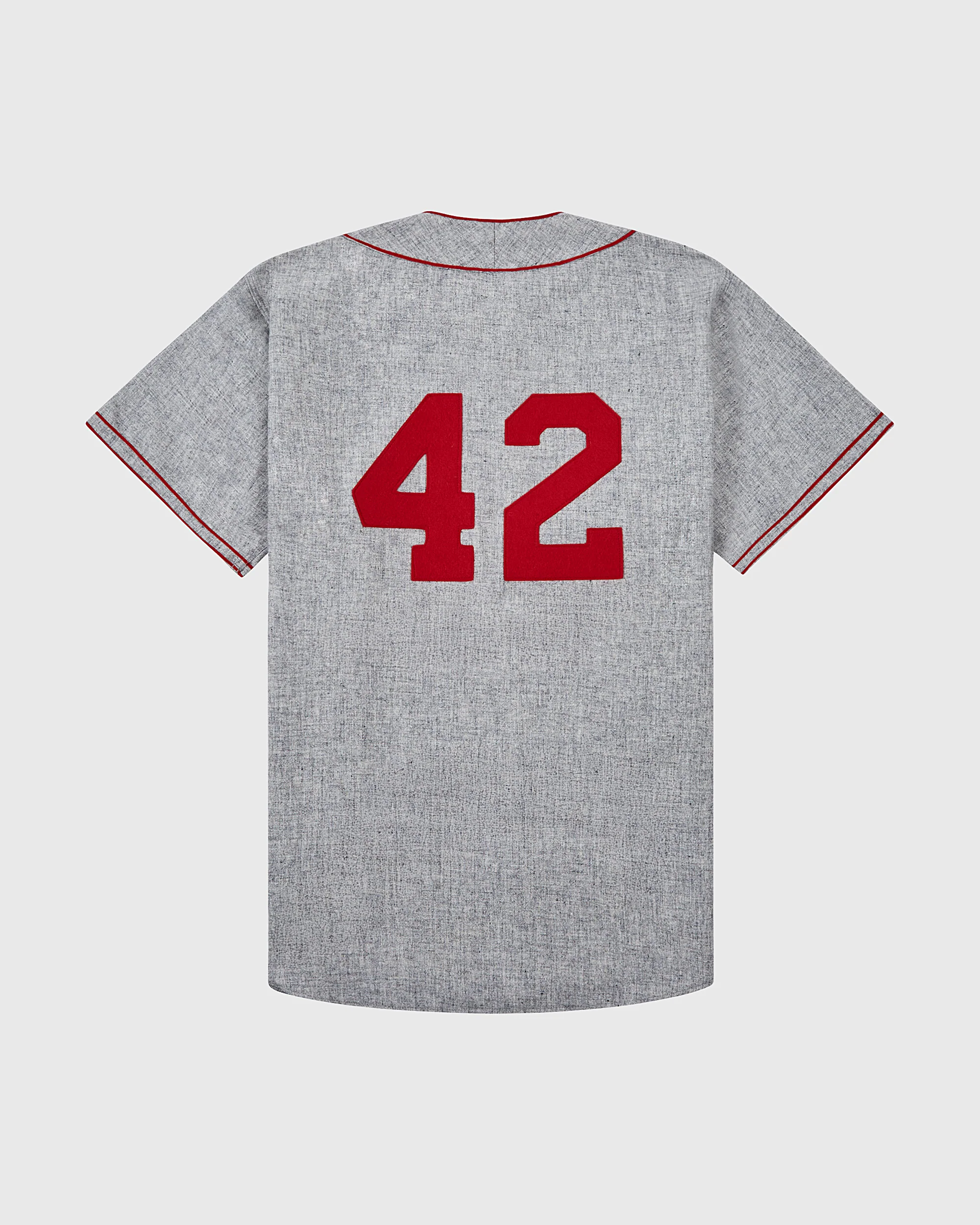 Aloha 100th Infantry 1942 Authentic Wool Road Baseball Jersey - Image 2