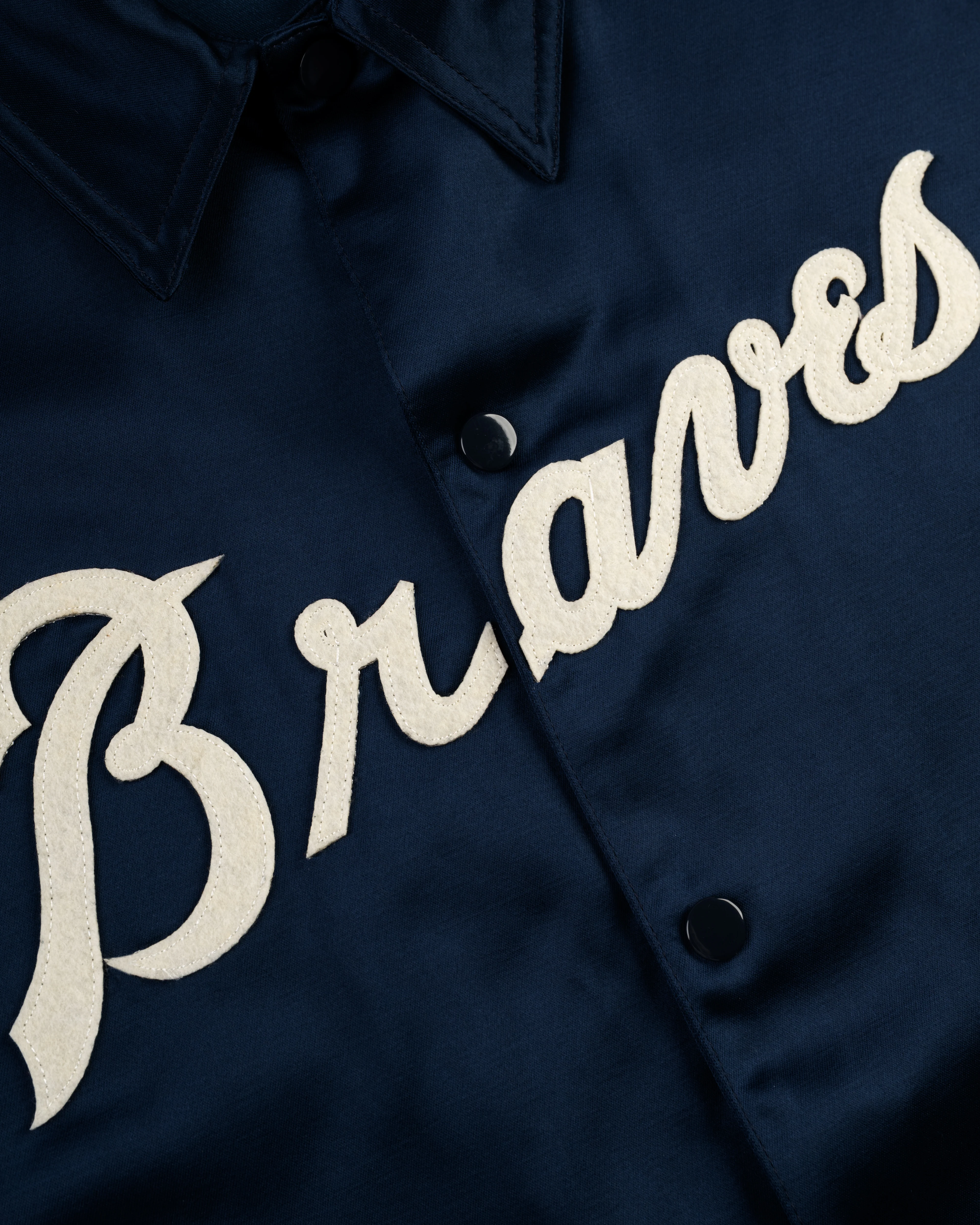 Atlanta Braves 1968 Satin Windbreaker Jacket - Image 2