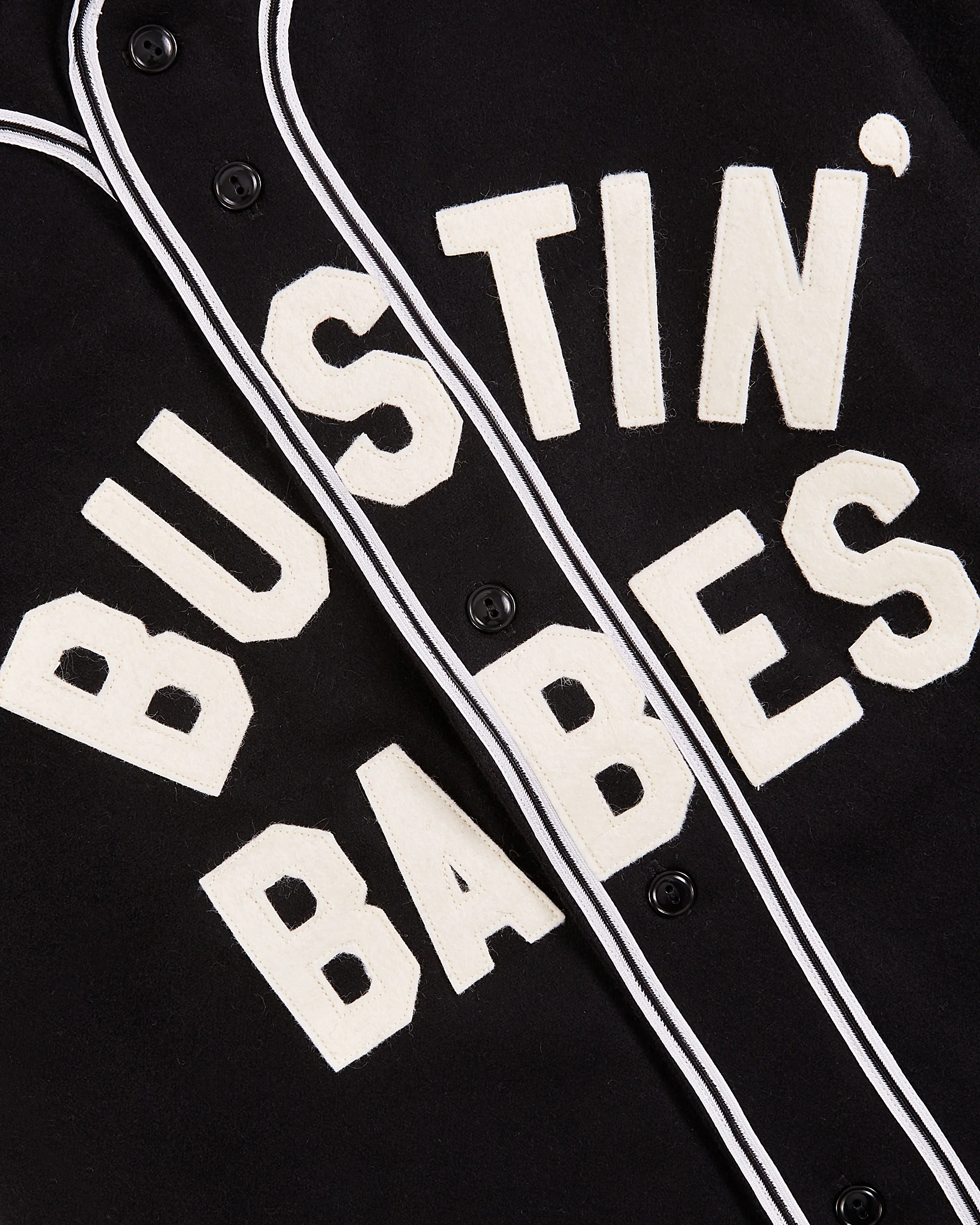 Babe Ruth Bustin' Babes Authentic Wool Baseball Jersey - Image 2