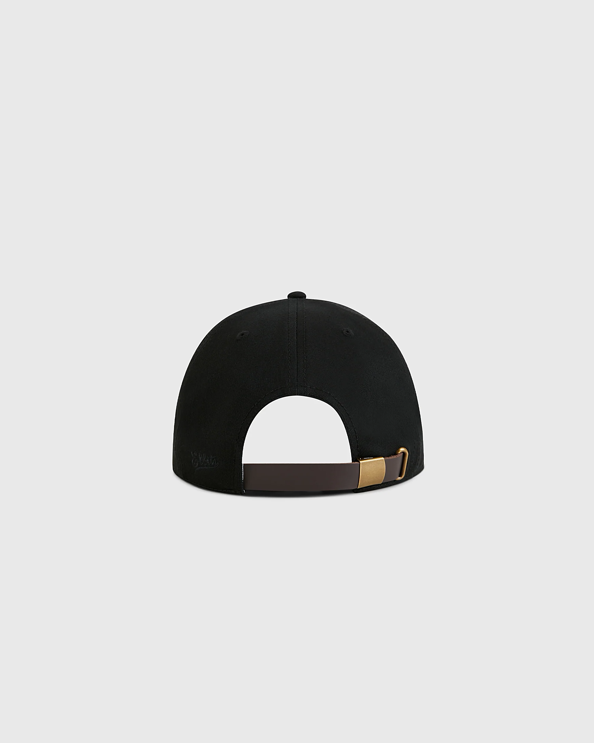 Black Cotton Twill Ballcap - Image 3