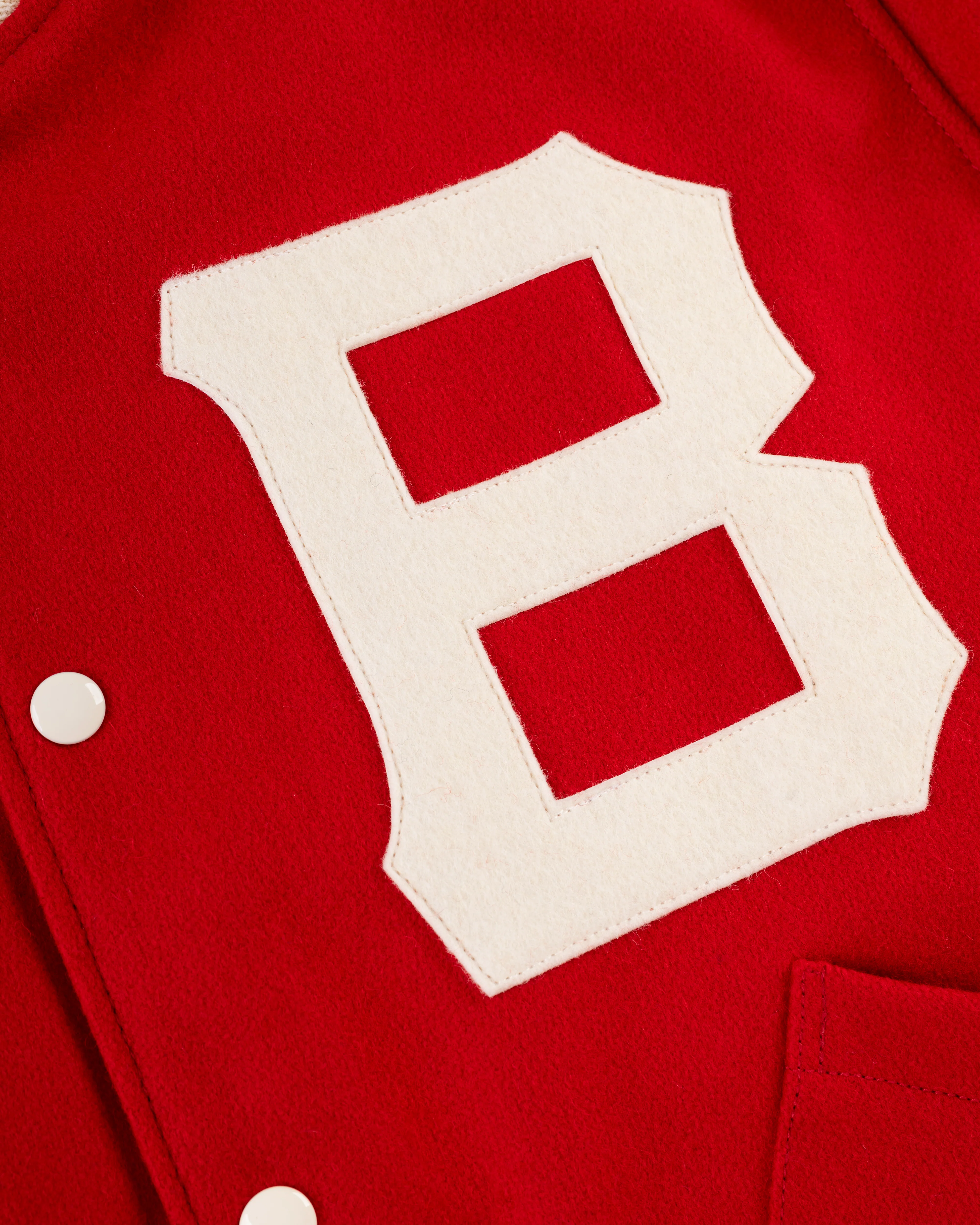 Boston Bees 1939 Authentic All Wool Varsity Jacket - Image 3