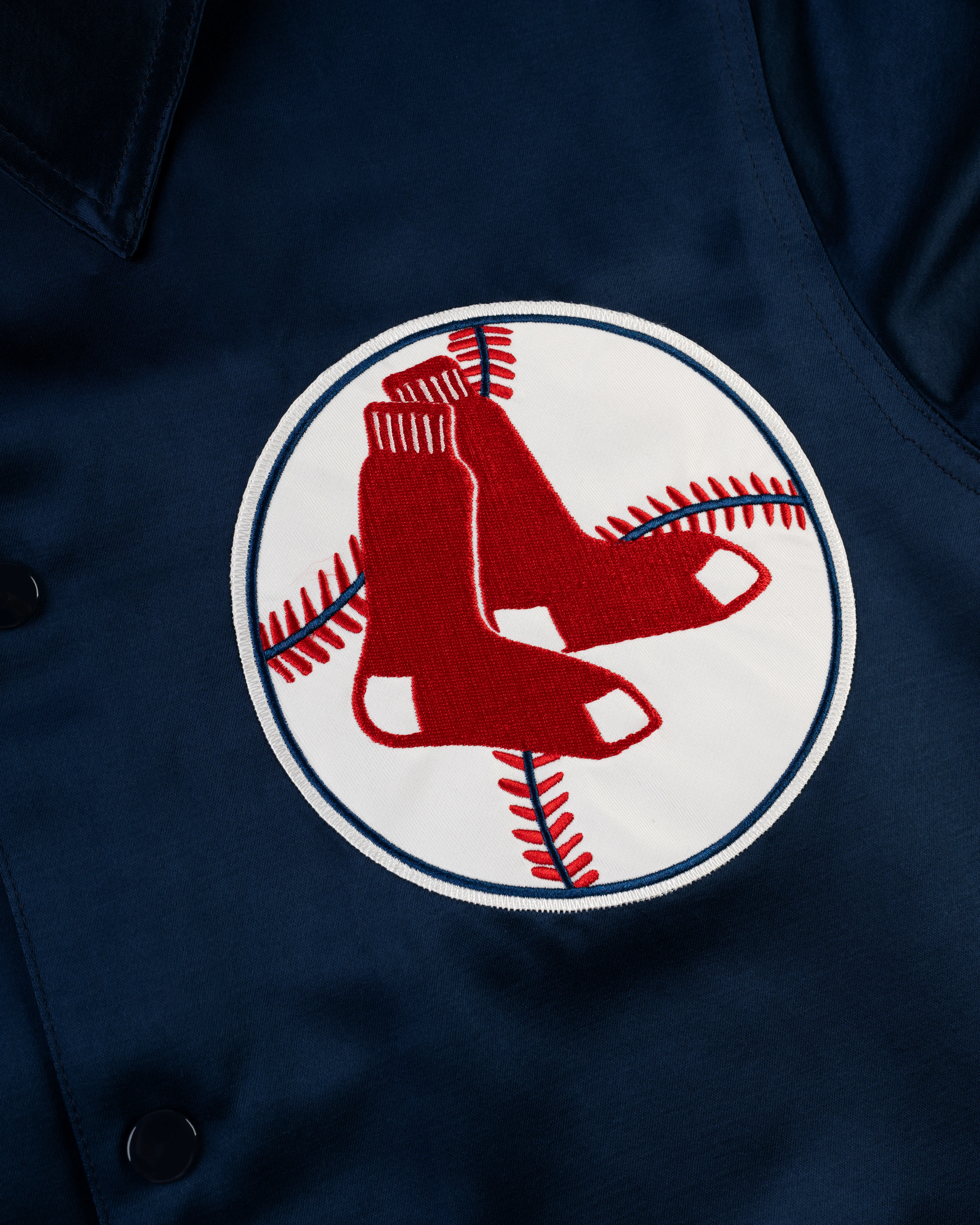 Boston Red Sox 1967 Satin Windbreaker Jacket - Image 2