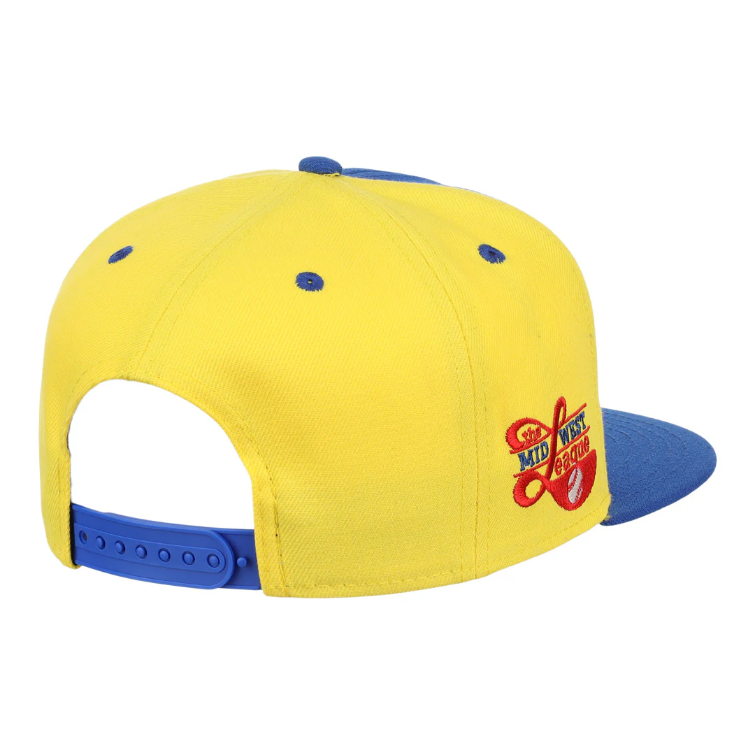 Burlington Bees EFF MiLB Vintage Snapback - Image 4