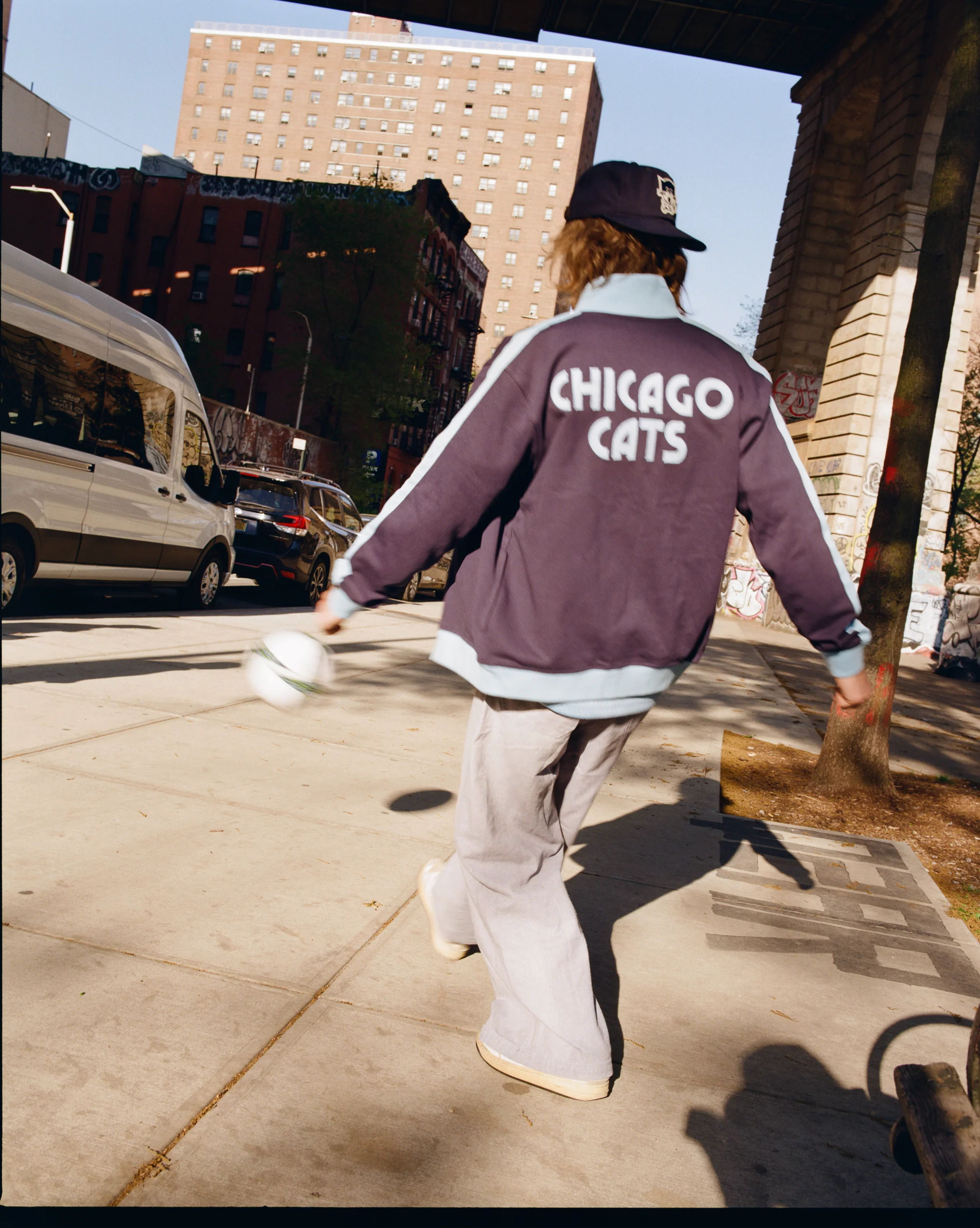 Chicago Cats Soccer Warm Up Jacket - Image 3