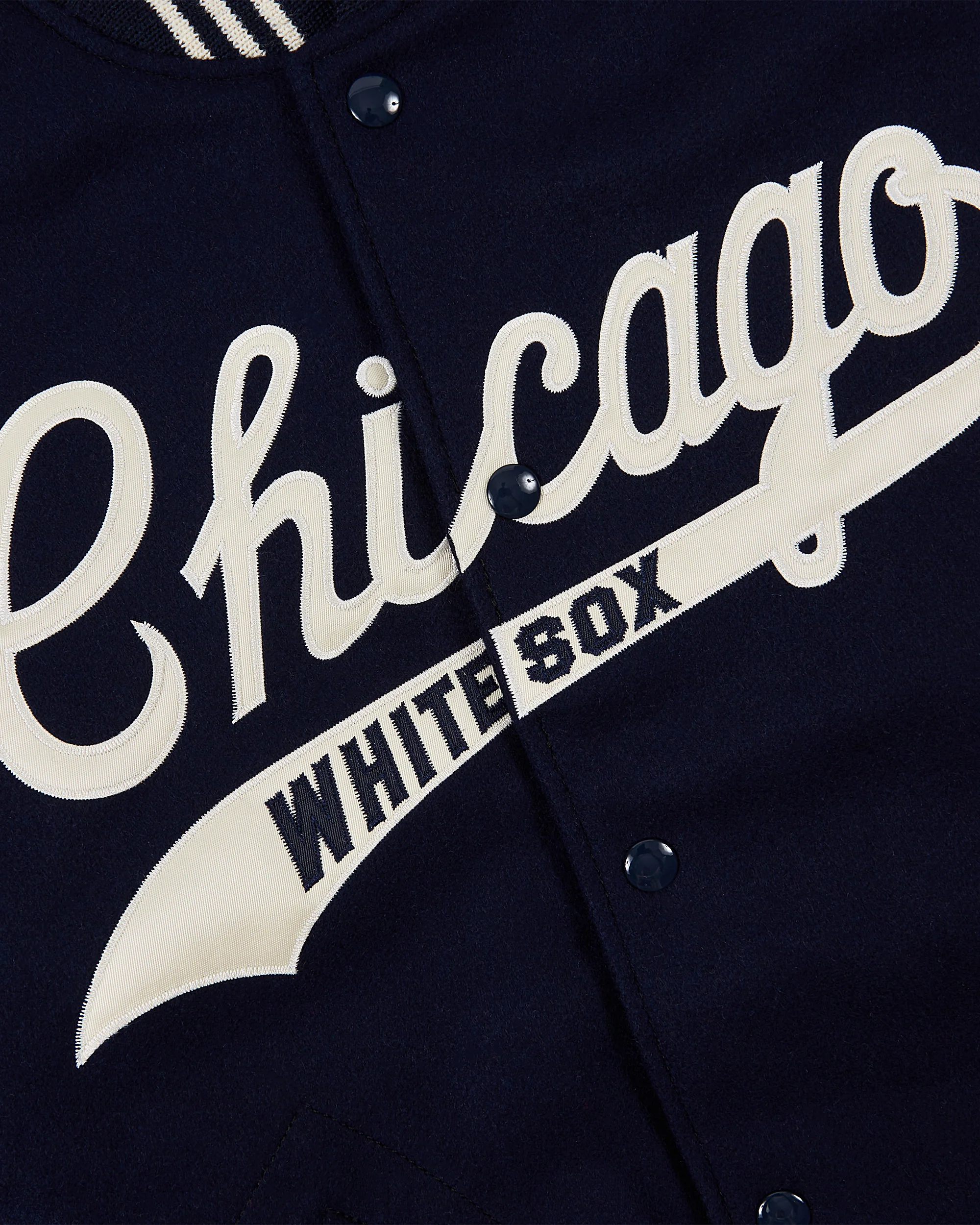 Chicago White Sox 1967 Authentic All Wool Varsity Jacket - Image 3