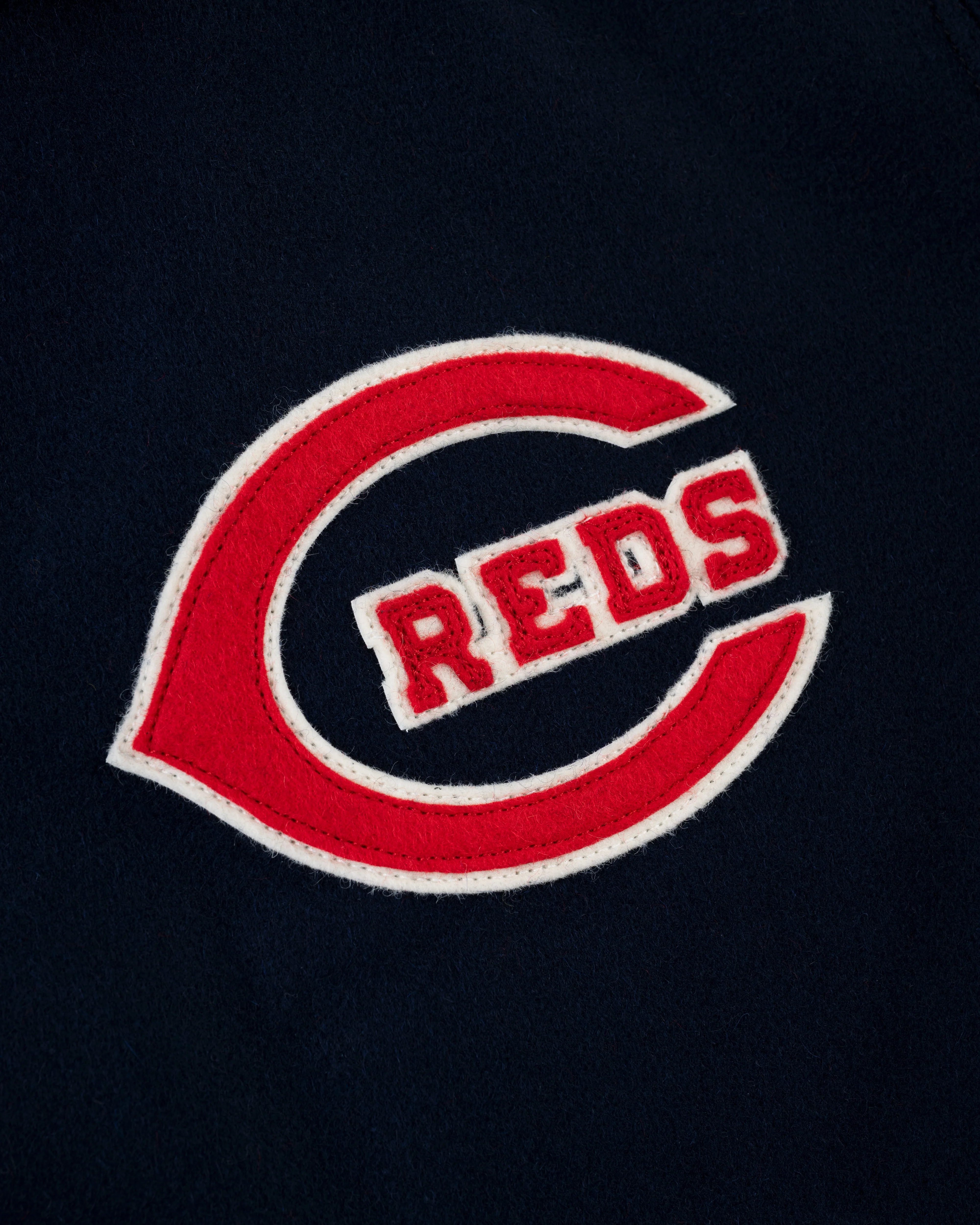 Cincinnati Reds 1942 Authentic All Wool Varsity Jacket - Image 3