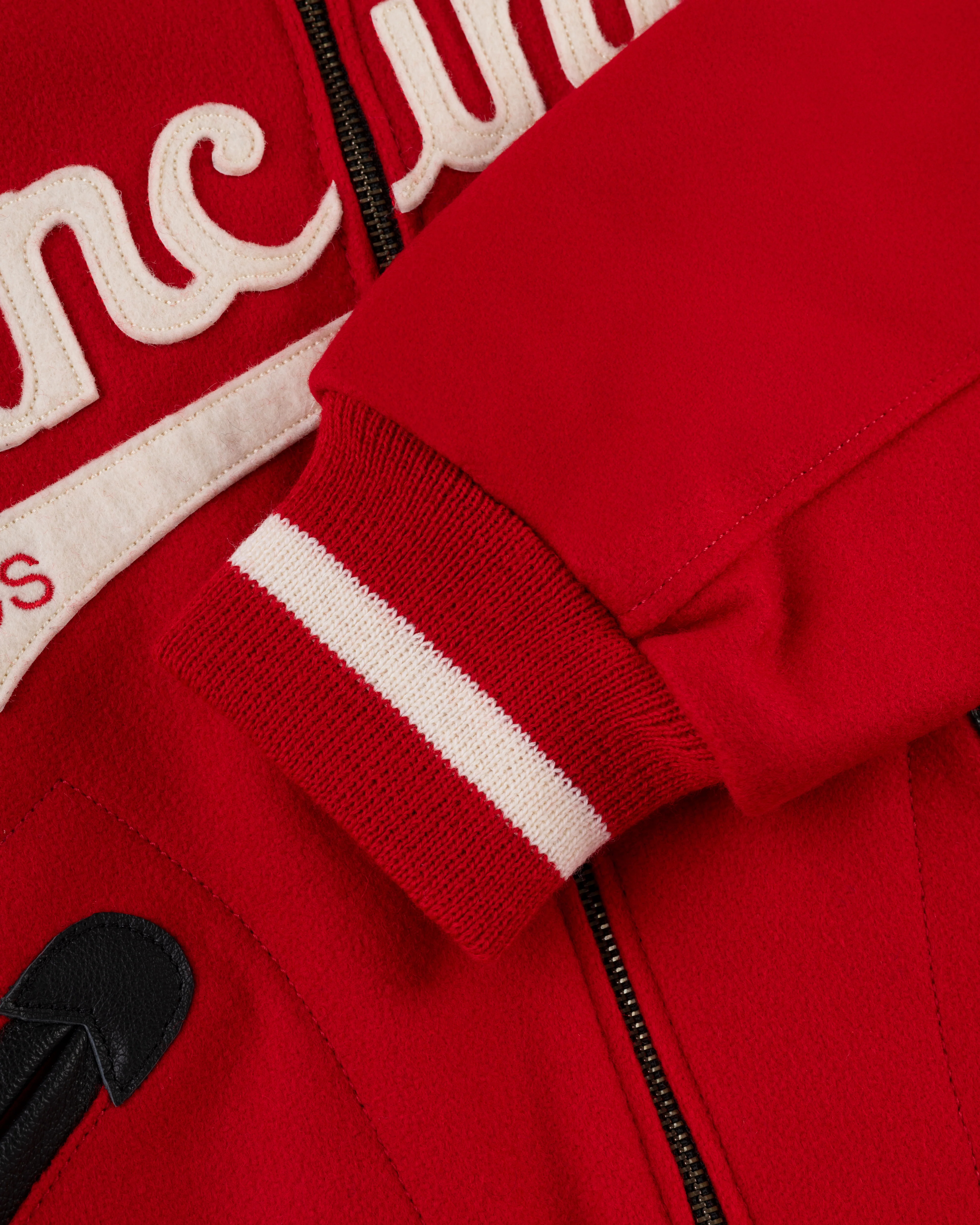 Cincinnati Reds 1969 Authentic All Wool Varsity Jacket - Image 4
