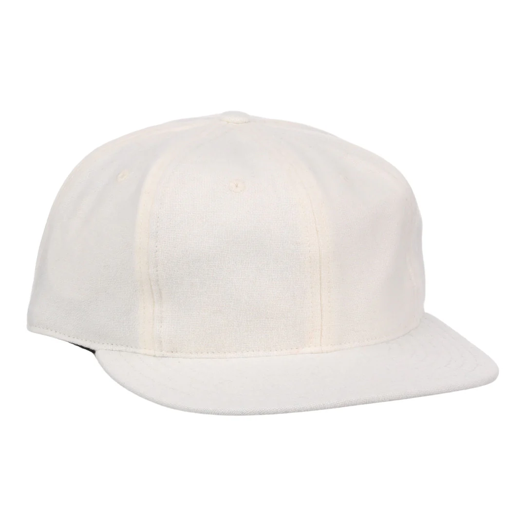 Cream Wool Vintage Ballcap