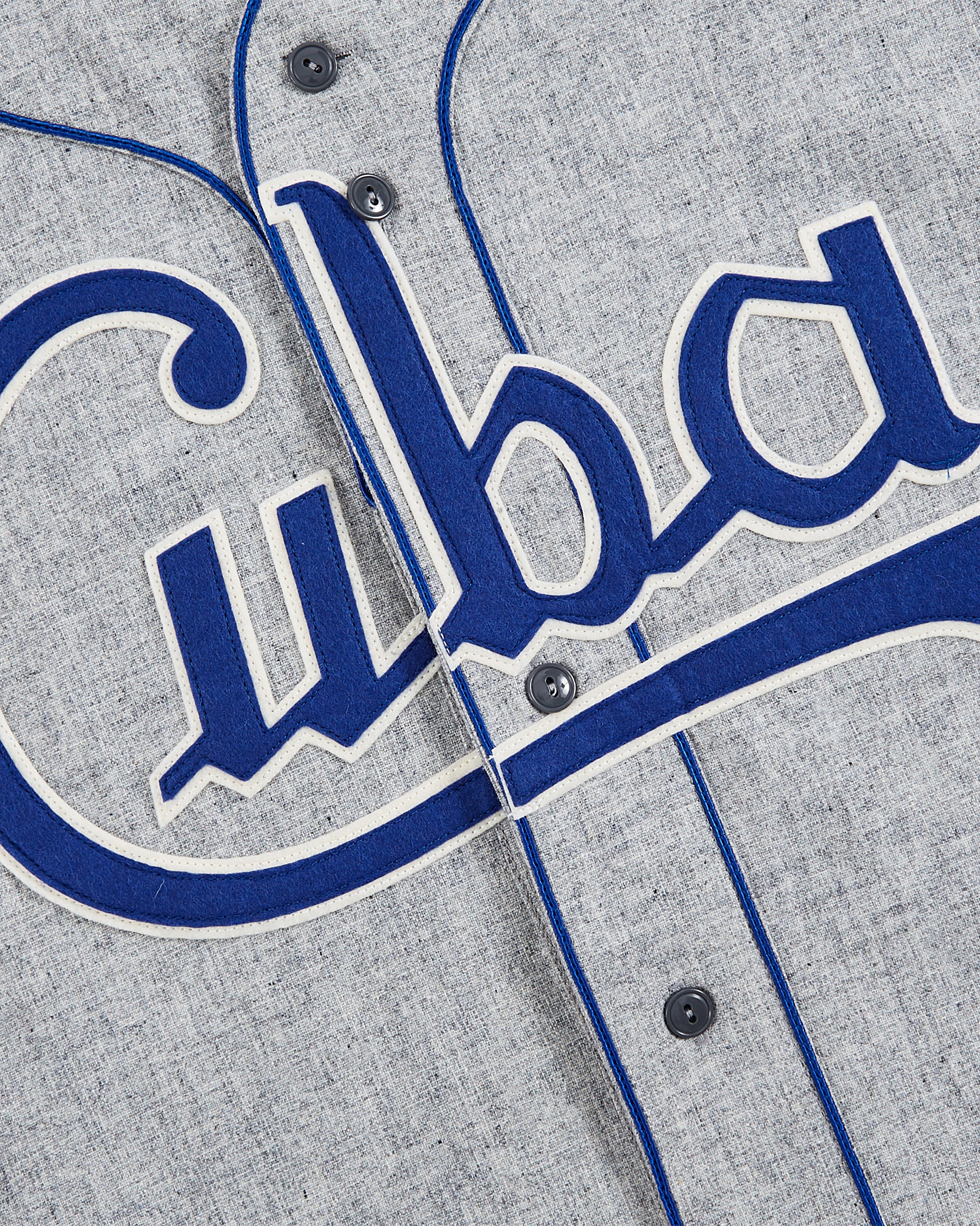 Cuba National Team 1947 Authentic Wool Road Baseball Jersey - Image 5