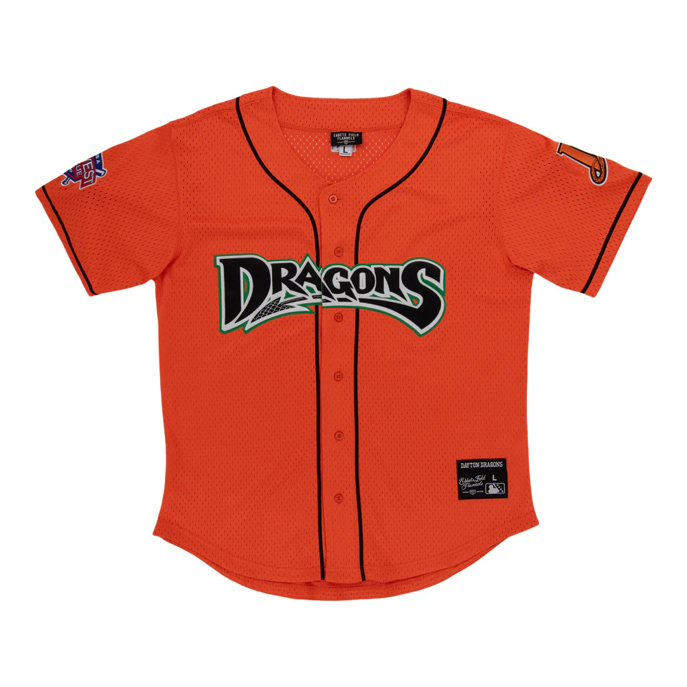 Dayton Dragons MiLB Button Down Jersey