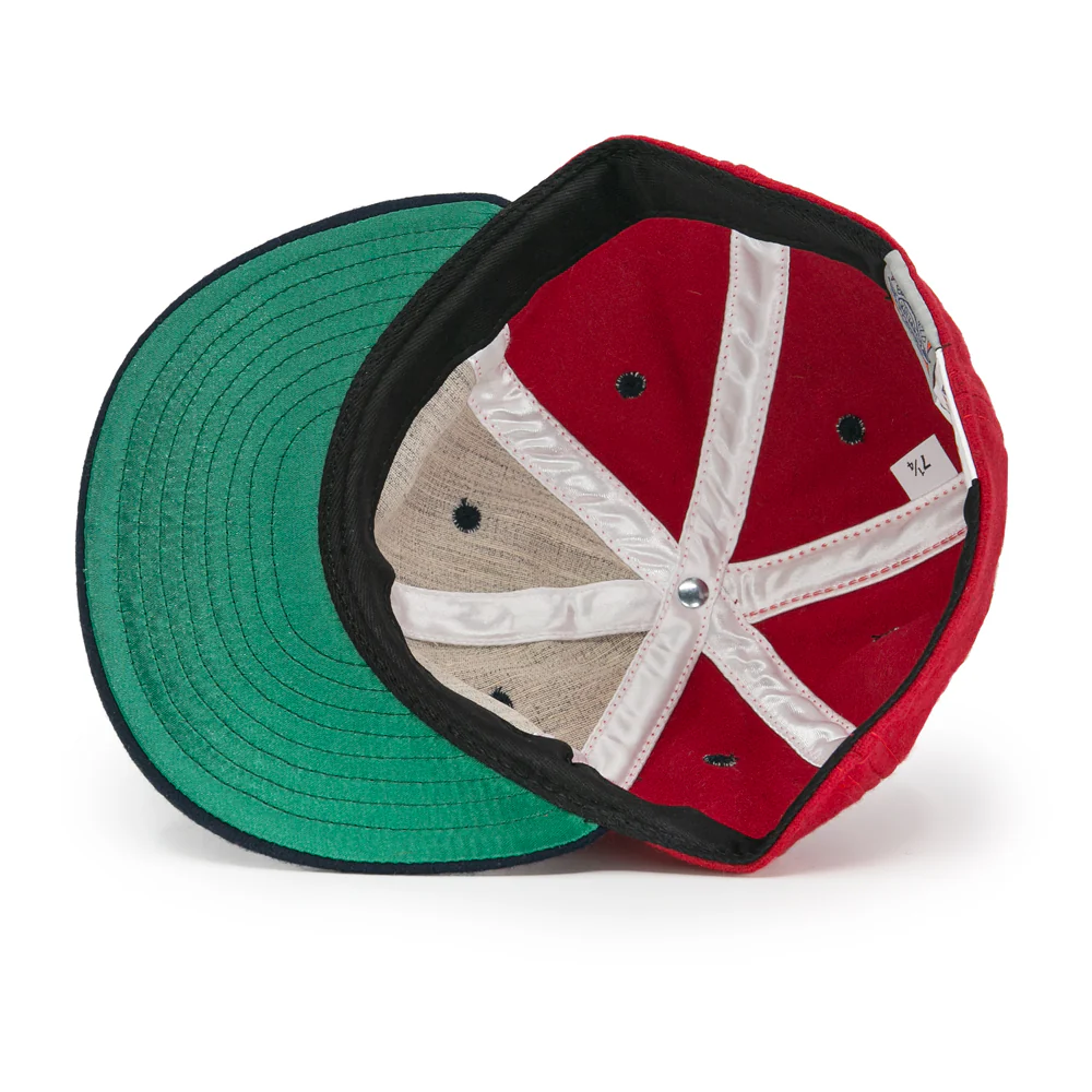 Deland Red Hats 1939 Vintage Ballcap - Image 4