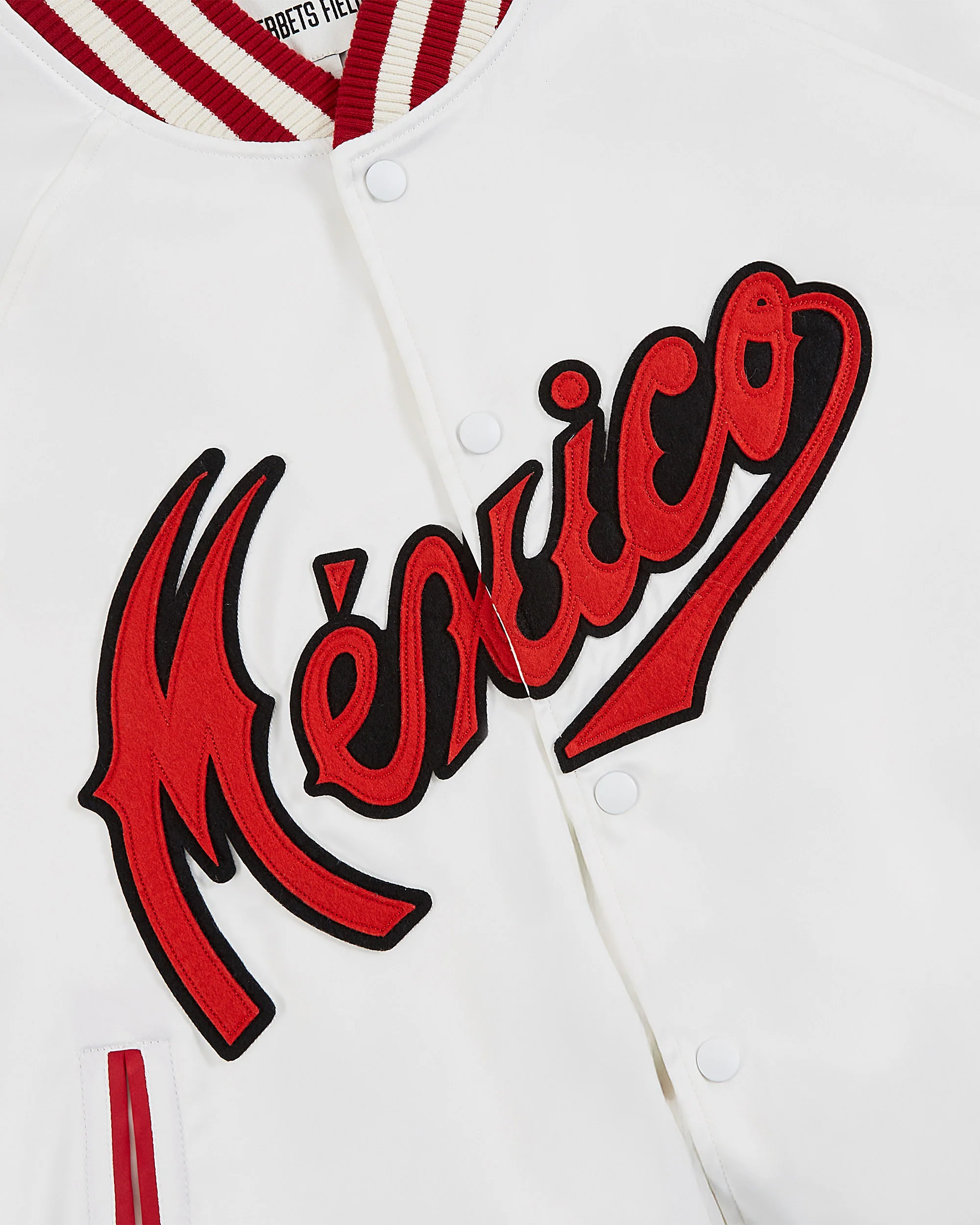Diablos Rojos del Mexico Satin Varsity Jacket - Image 3