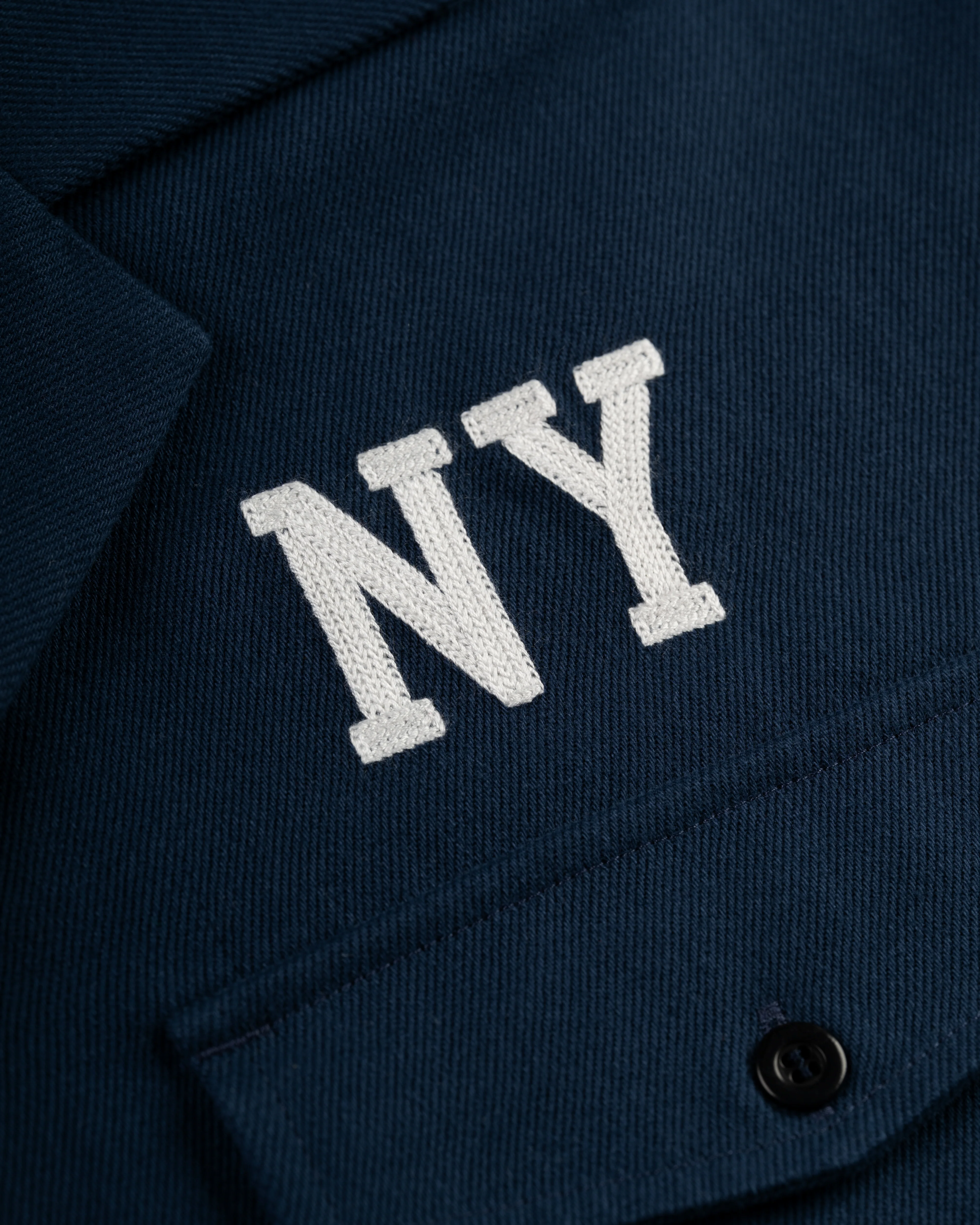 Ebbets Cotton Linen Grounds Crew Short Sleeve Workshirt - Image 4