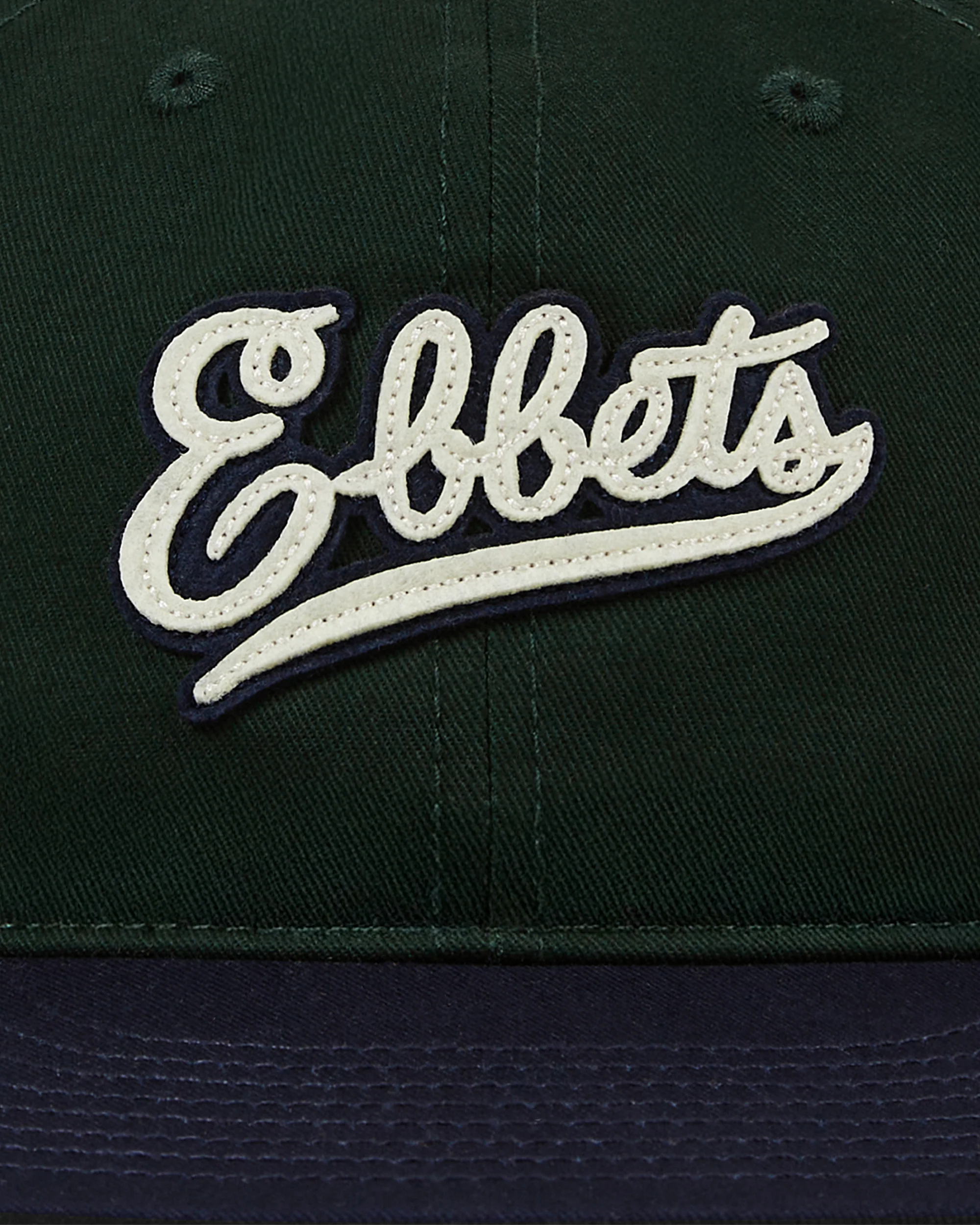 Ebbets Felt Script Cotton Twill Ballcap - Image 5