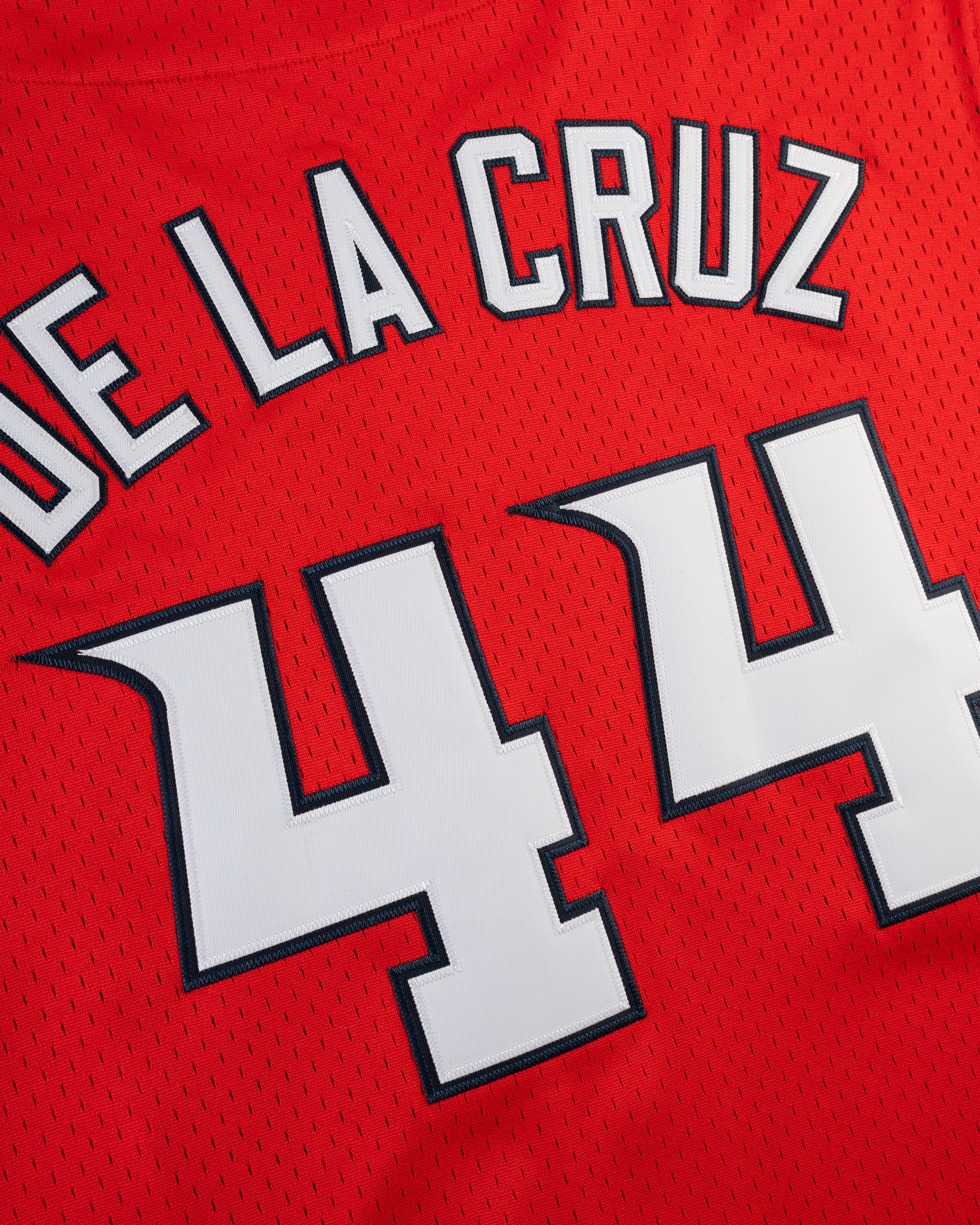 Elly De La Cruz Louisville Bats Mesh Button-Up Jersey - Image 5