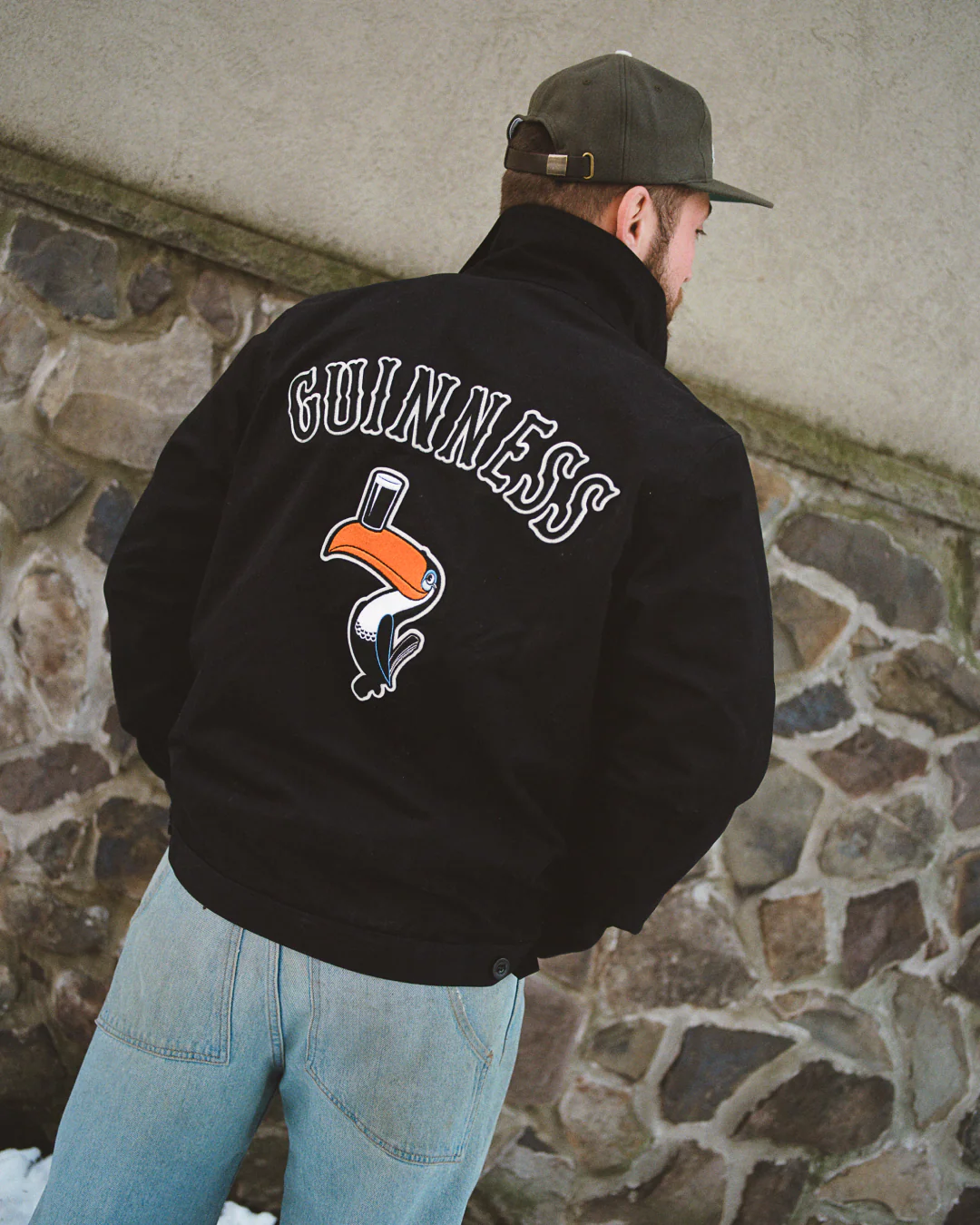 Guinness Cotton Grounds Crew Jacket - Image 3