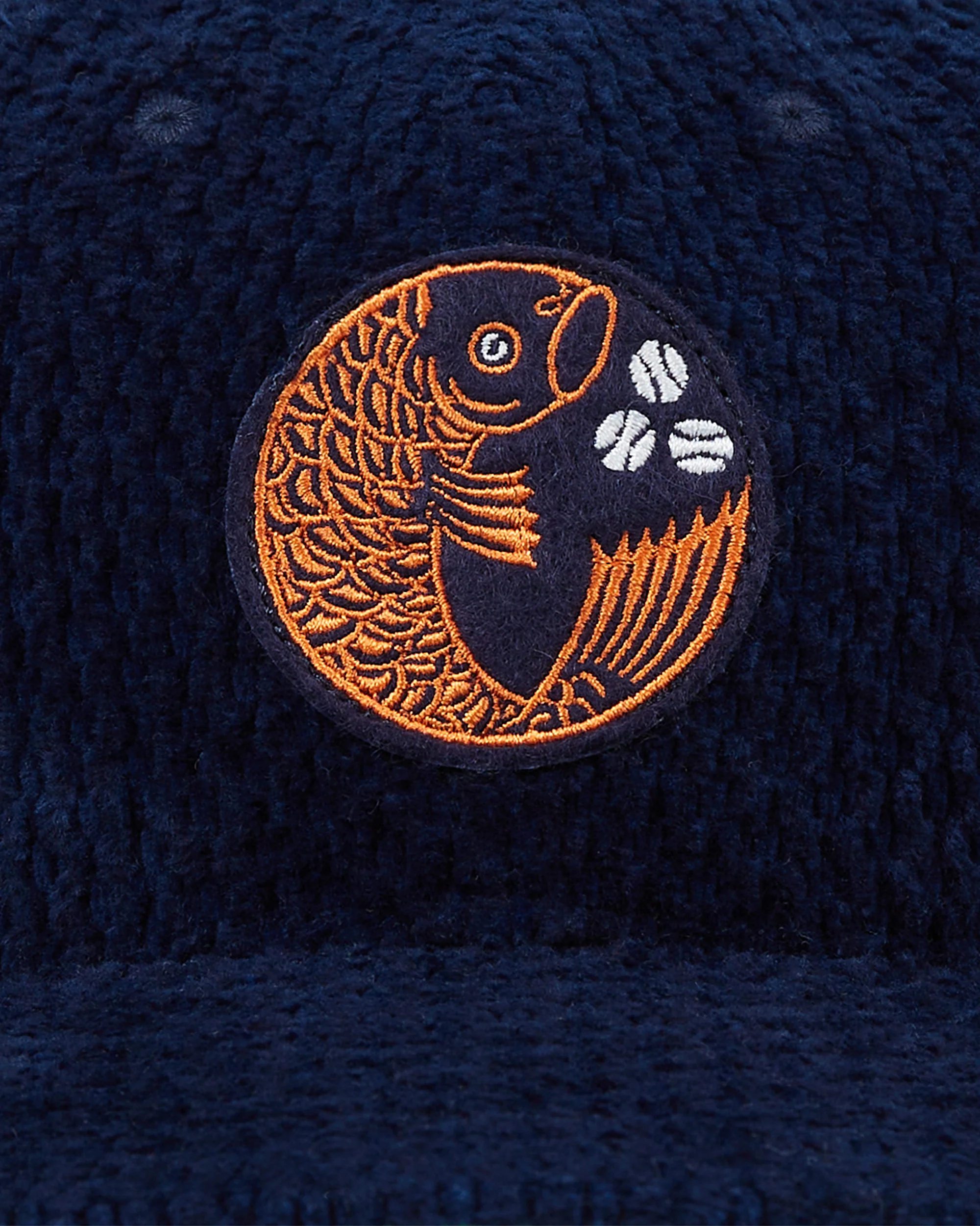 Hiroshima Carp Japanese Indigo Corduroy Ballcap - Image 5