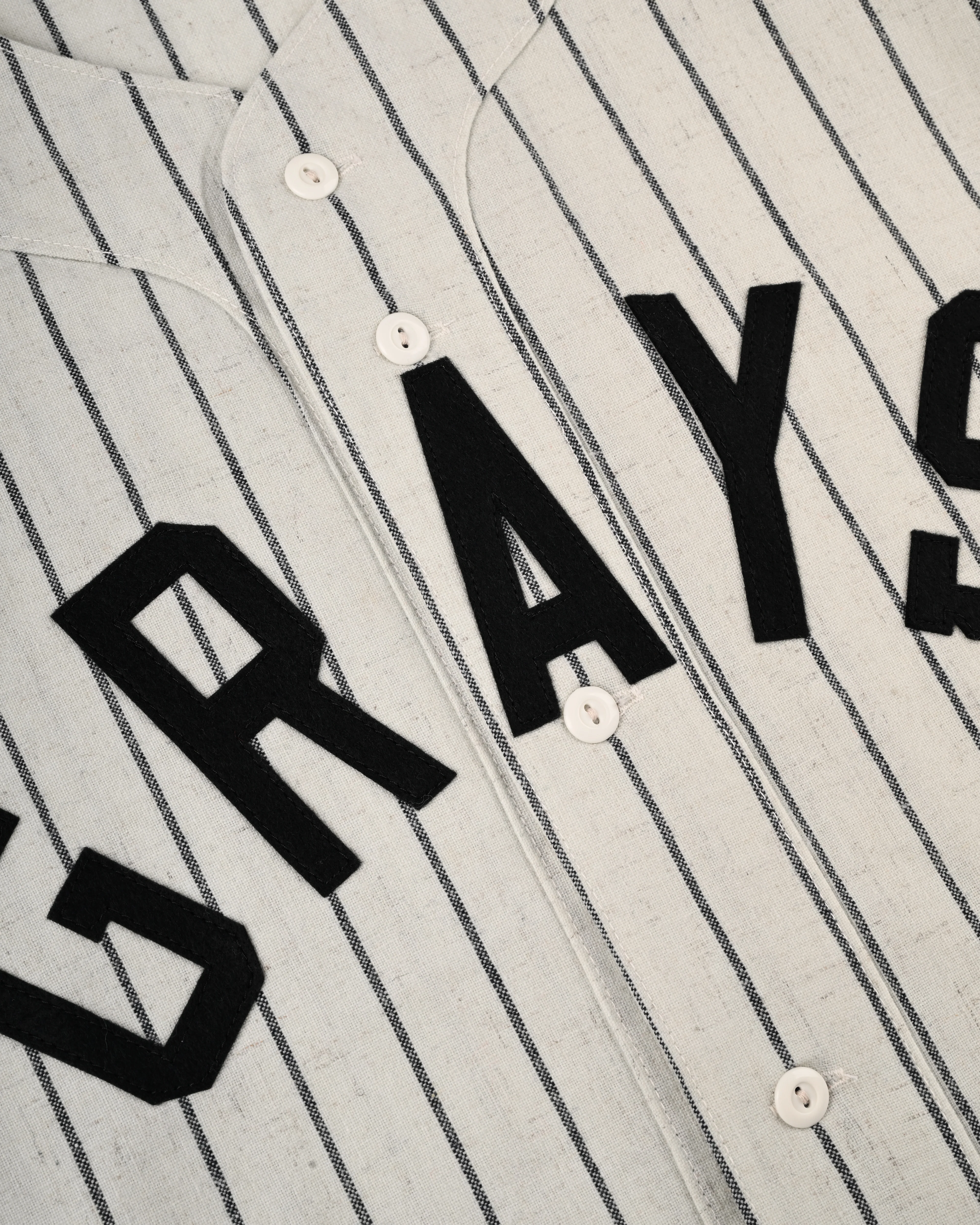 Homestead Grays 1944 Authentic Wool Home Baseball Jersey - Image 3