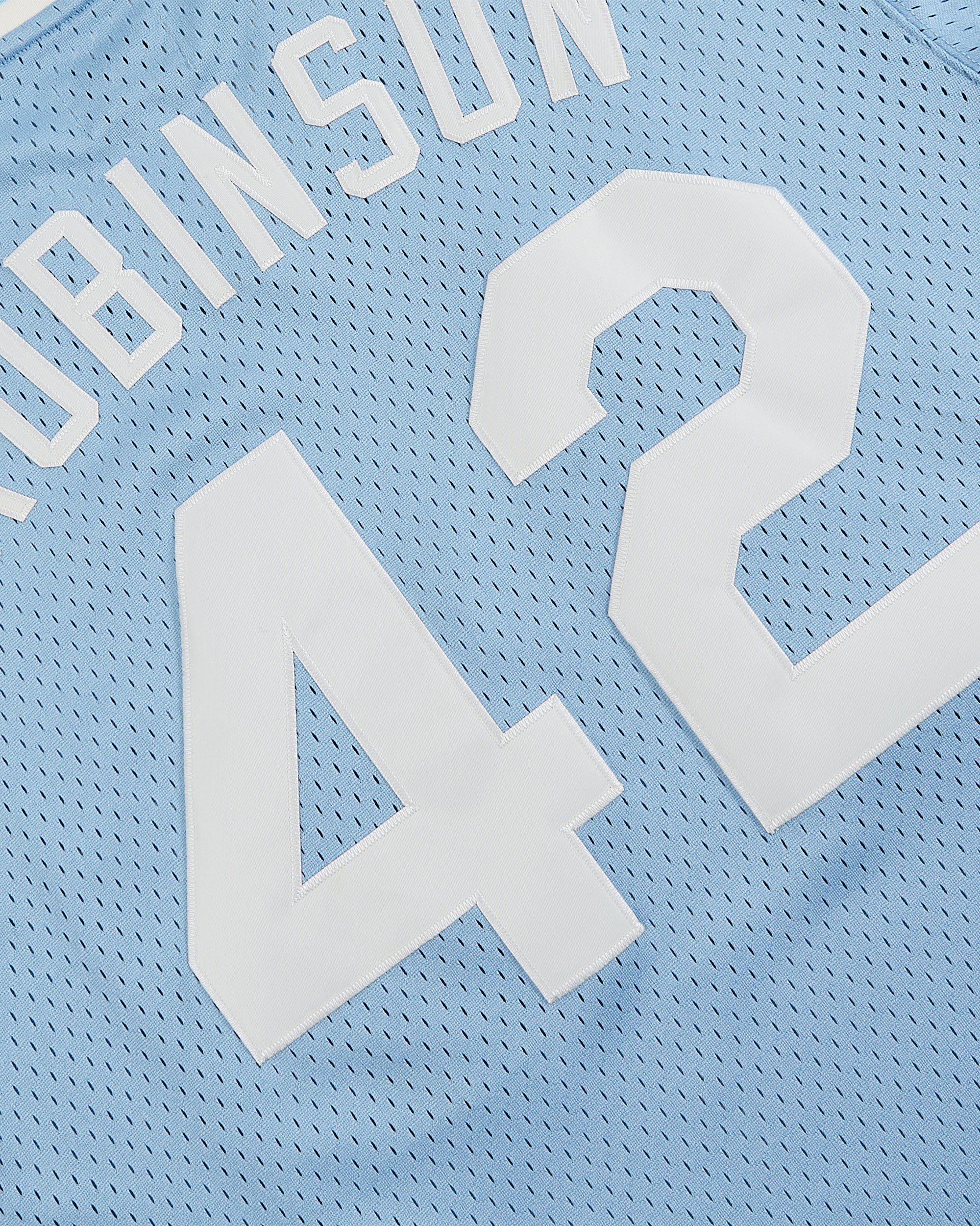 Jackie Robinson Powder Blue V-Neck Mesh Jersey - Image 6