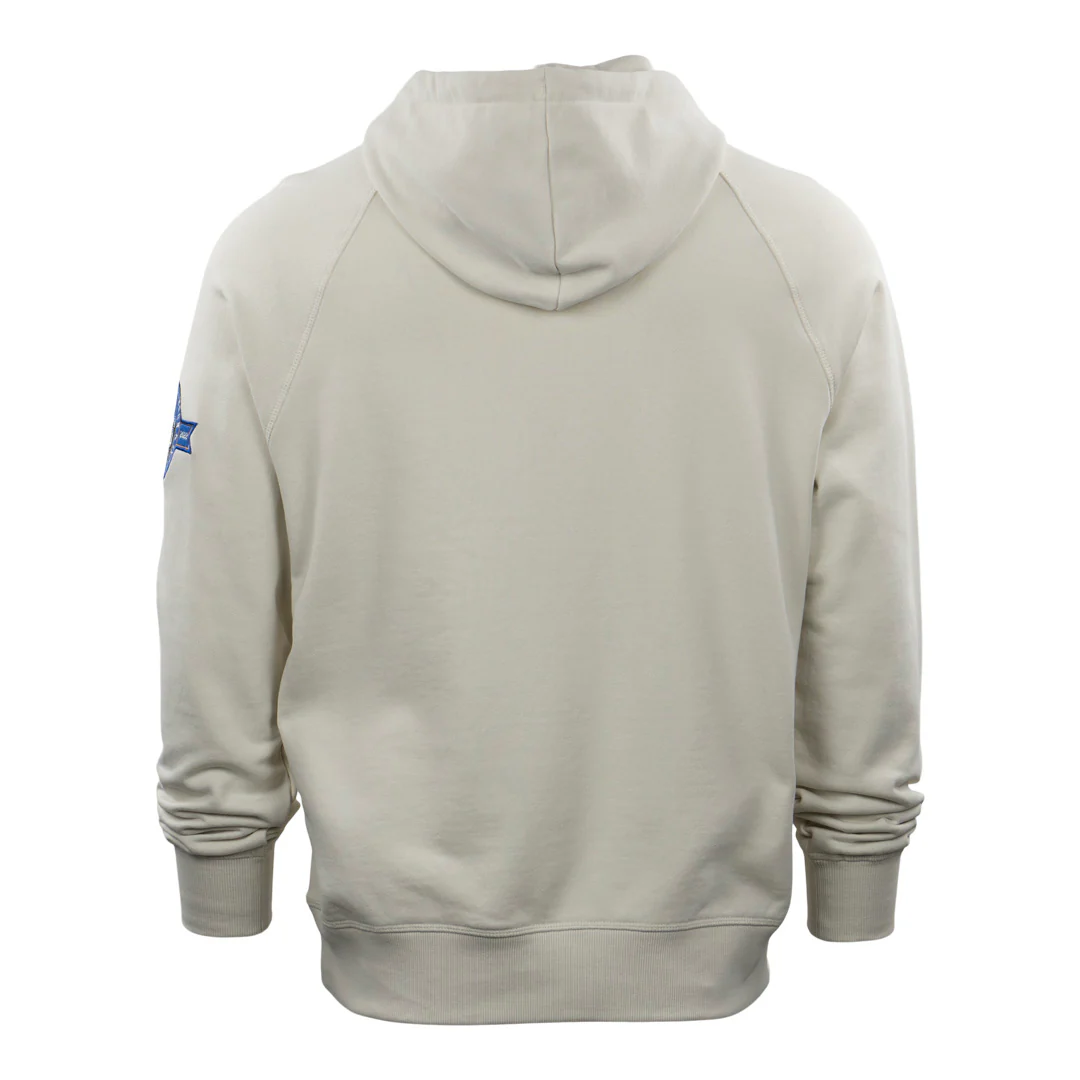 Jackie Robinson French Terry Script Hooded Sweatshirt - Natural - Image 5