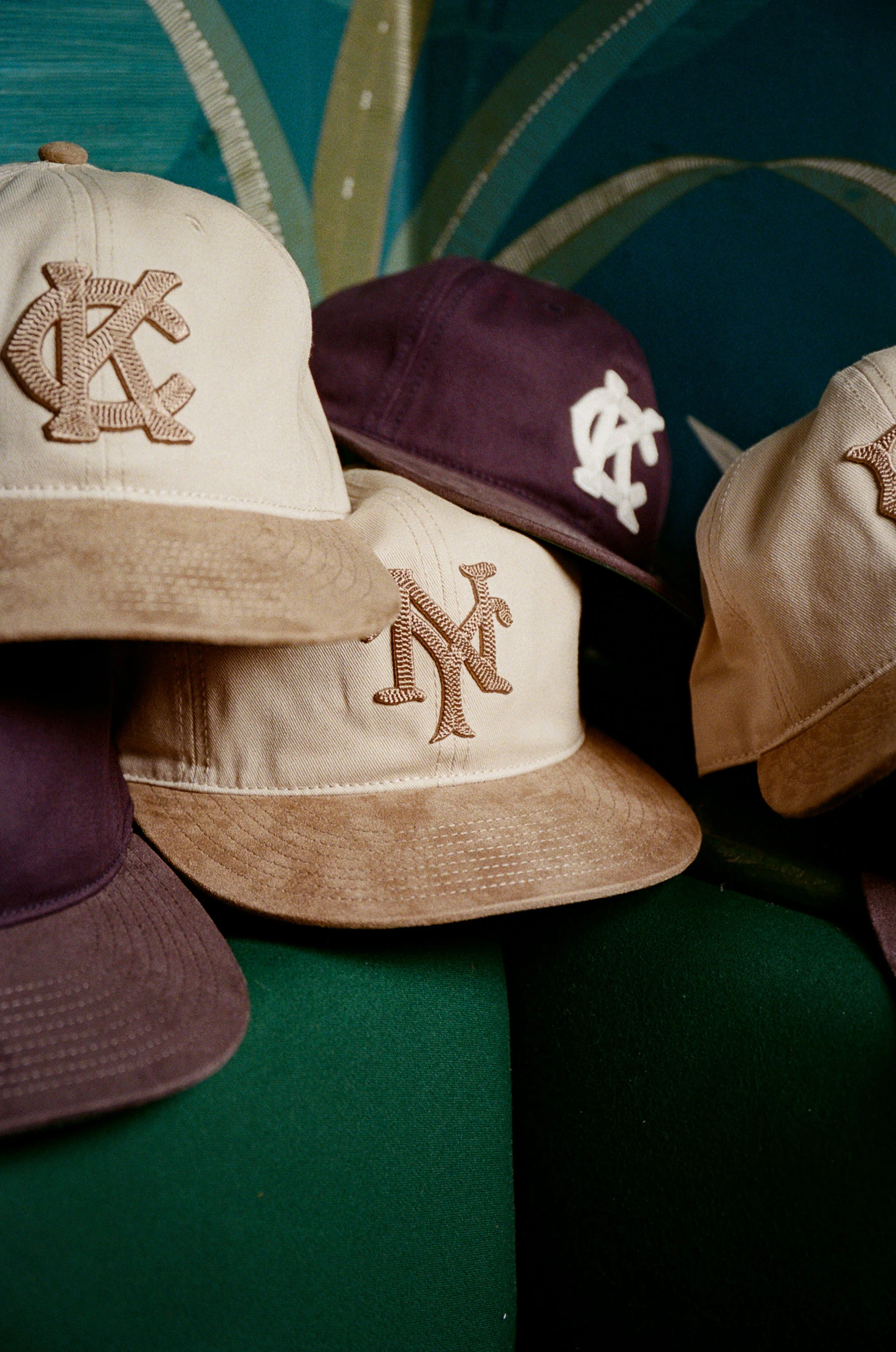 Kansas City Monarchs 1945 Cotton Twill Suede Ballcap - Image 2