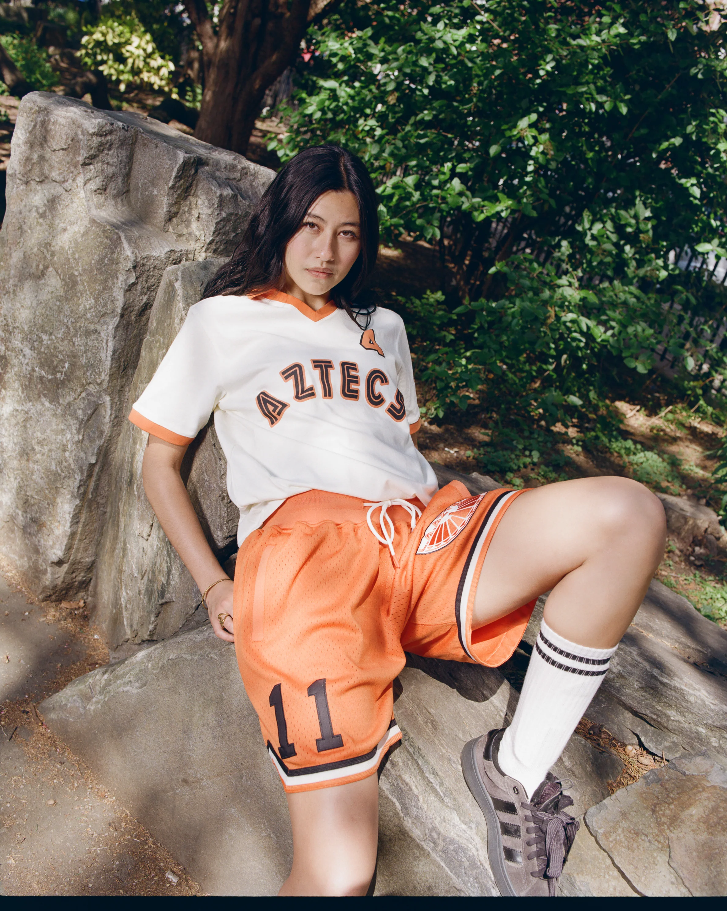 Los Angeles Aztecs Vintage Collar Soccer Jersey - Image 3