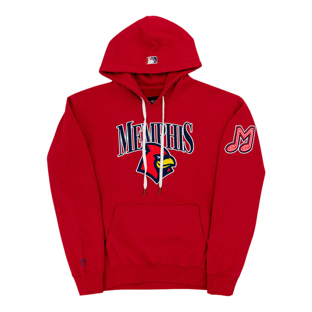 Memphis Red Birds MiLB Cotton Hooded Sweatshirt
