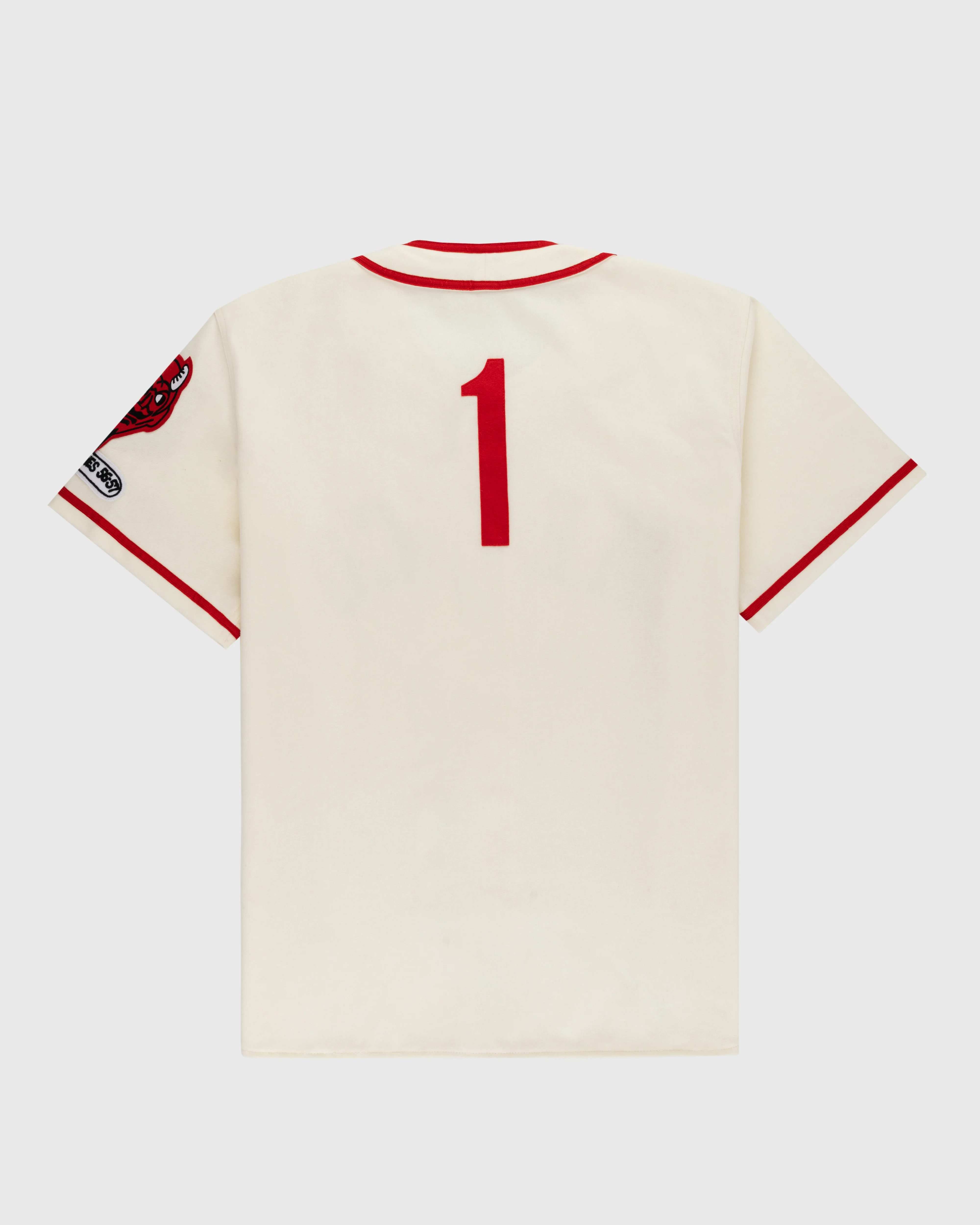 Mexico City Red Devils 1957 Authentic Wool Home Jersey - Image 2