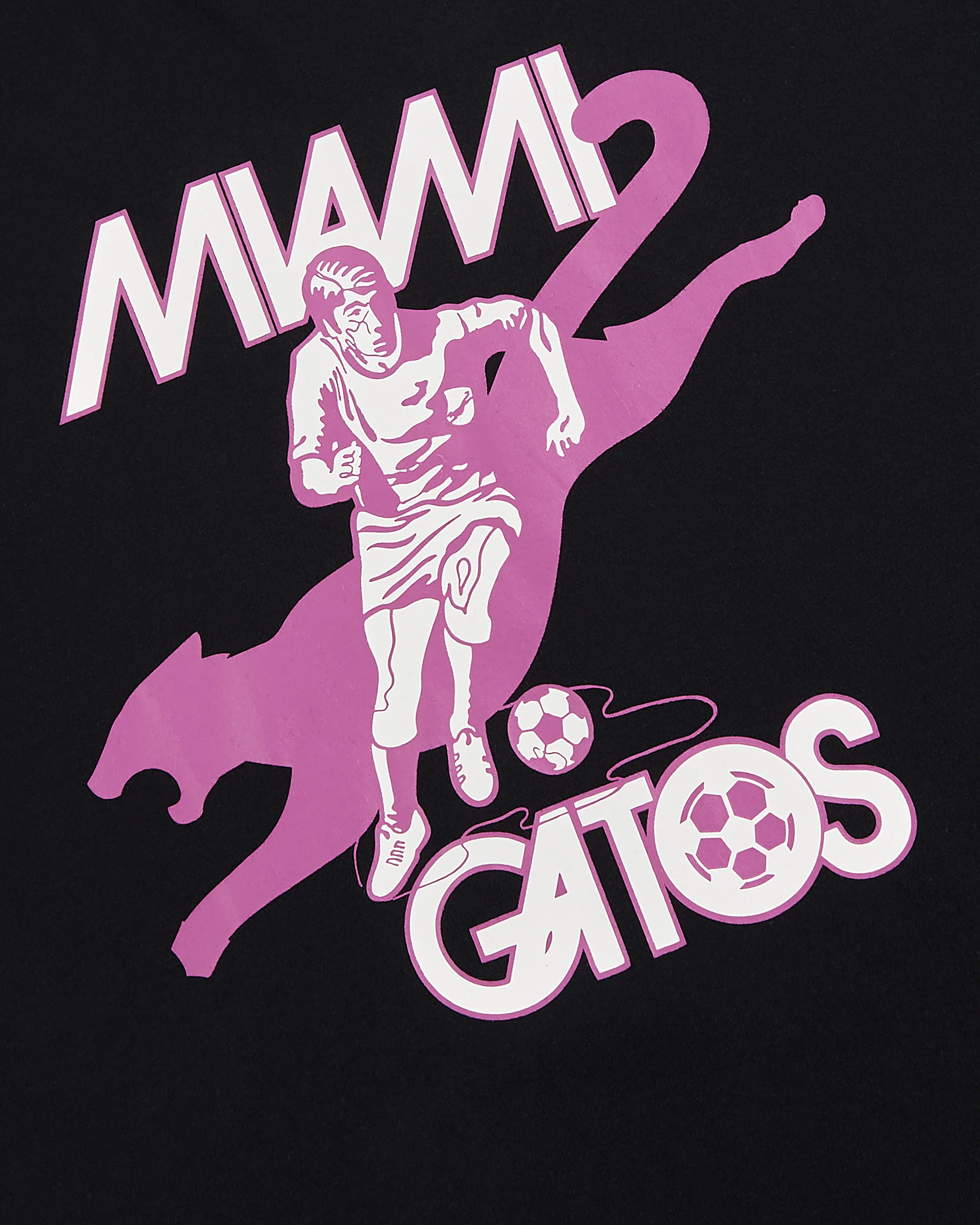 Miami Gatos Short Sleeve Graphic T-Shirt - Image 3
