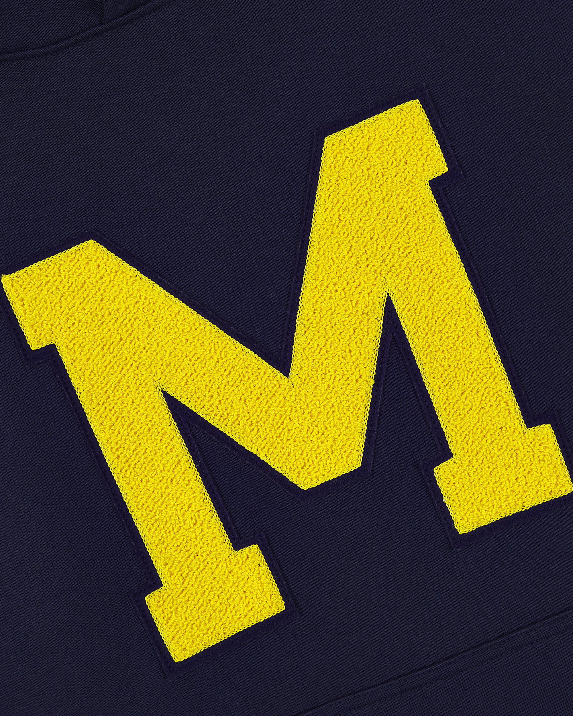 University of Michigan Heavyweight Cotton Terry Pullover Hoodie - Image 3