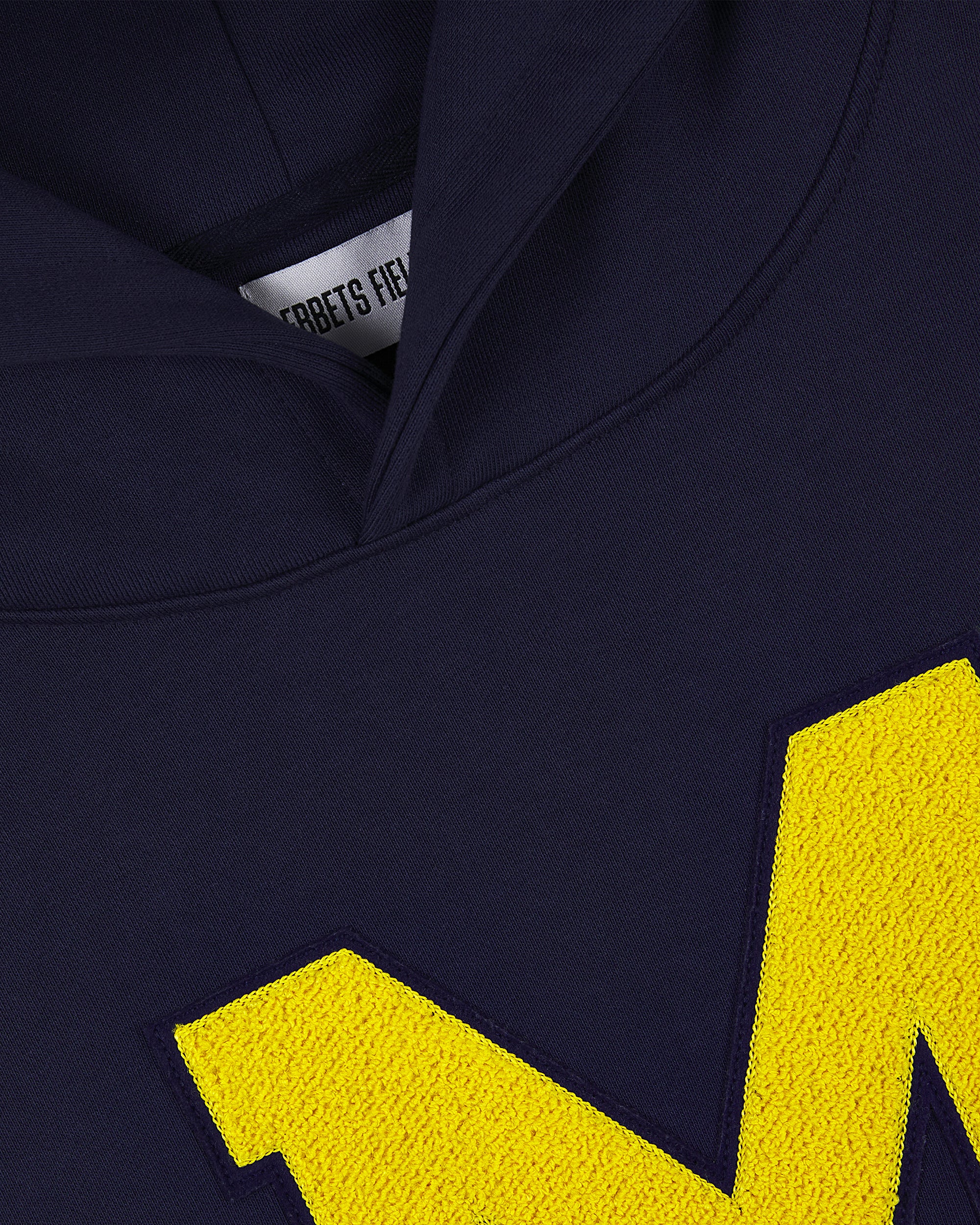 University of Michigan Heavyweight Cotton Terry Pullover Hoodie - Image 4