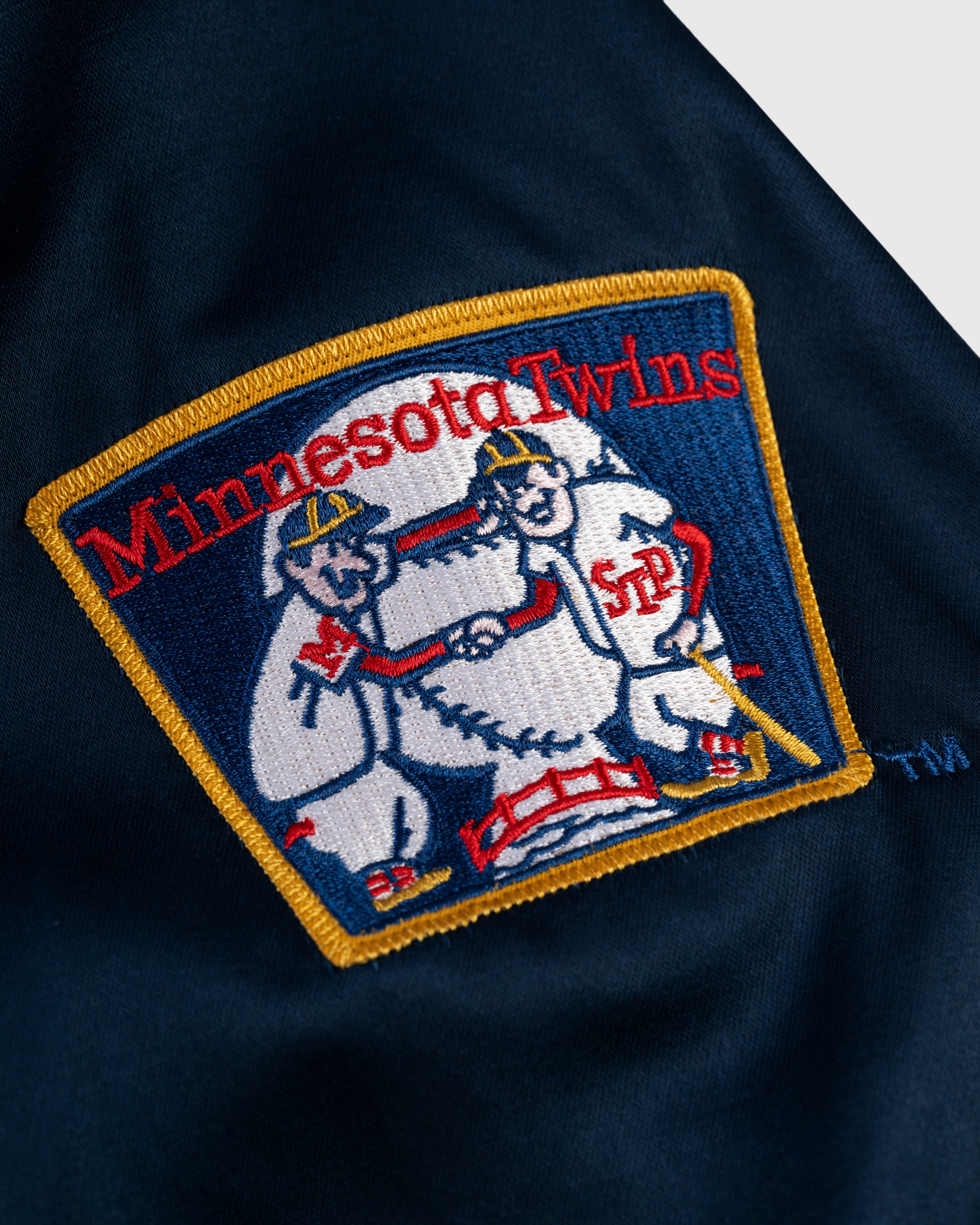 Minnesota Twins 1966 Satin Windbreaker Jacket - Image 3