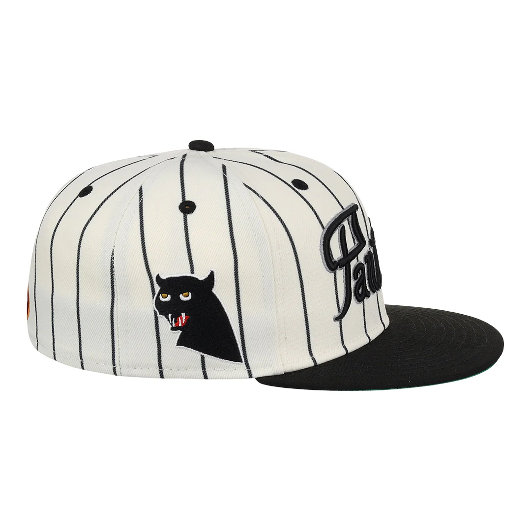 Montreal Black Panthers NLB Pinstripe Fitted Ballcap - Image 2