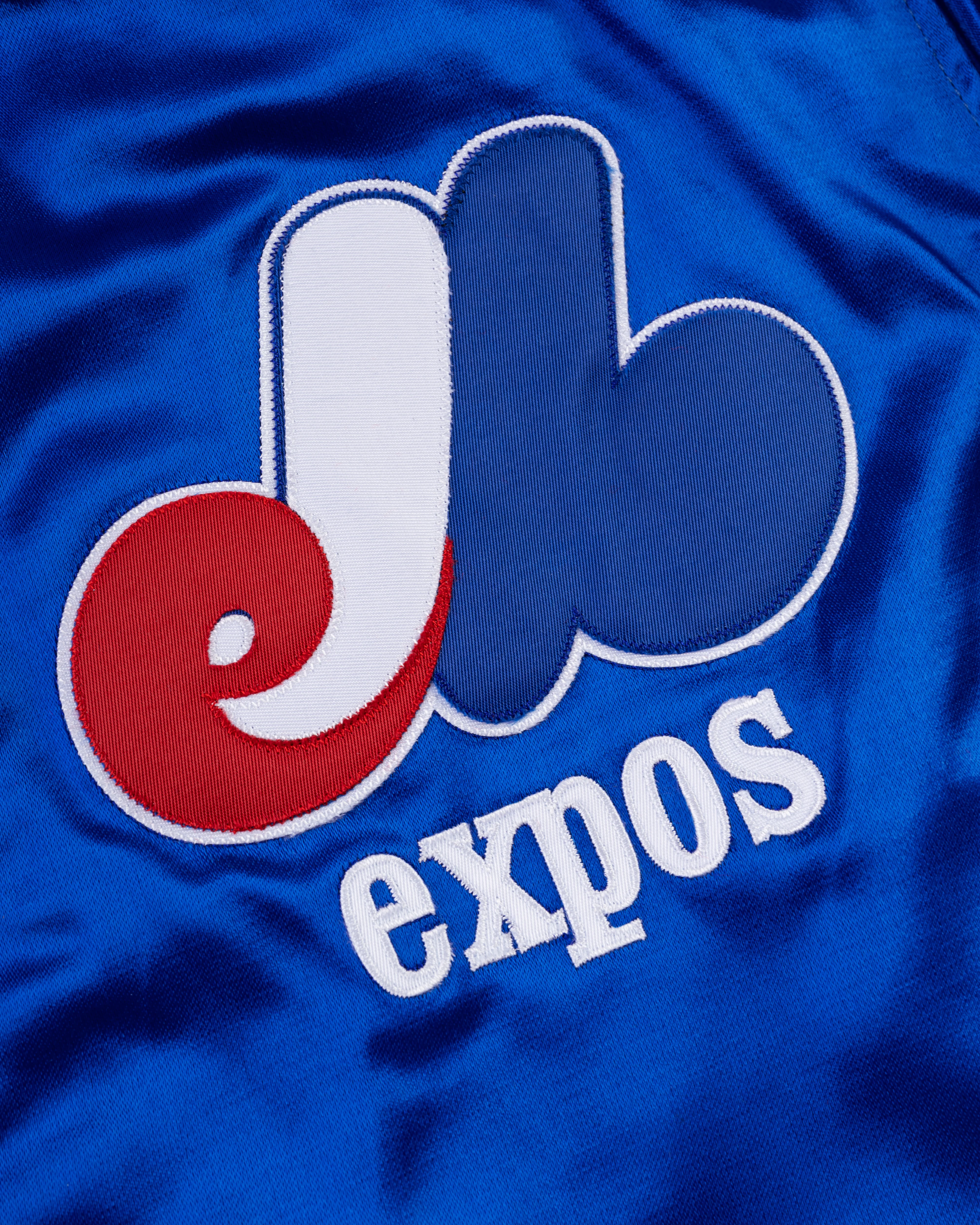 Montreal Expos 1969 Authentic All Satin Varsity Jacket - Image 3