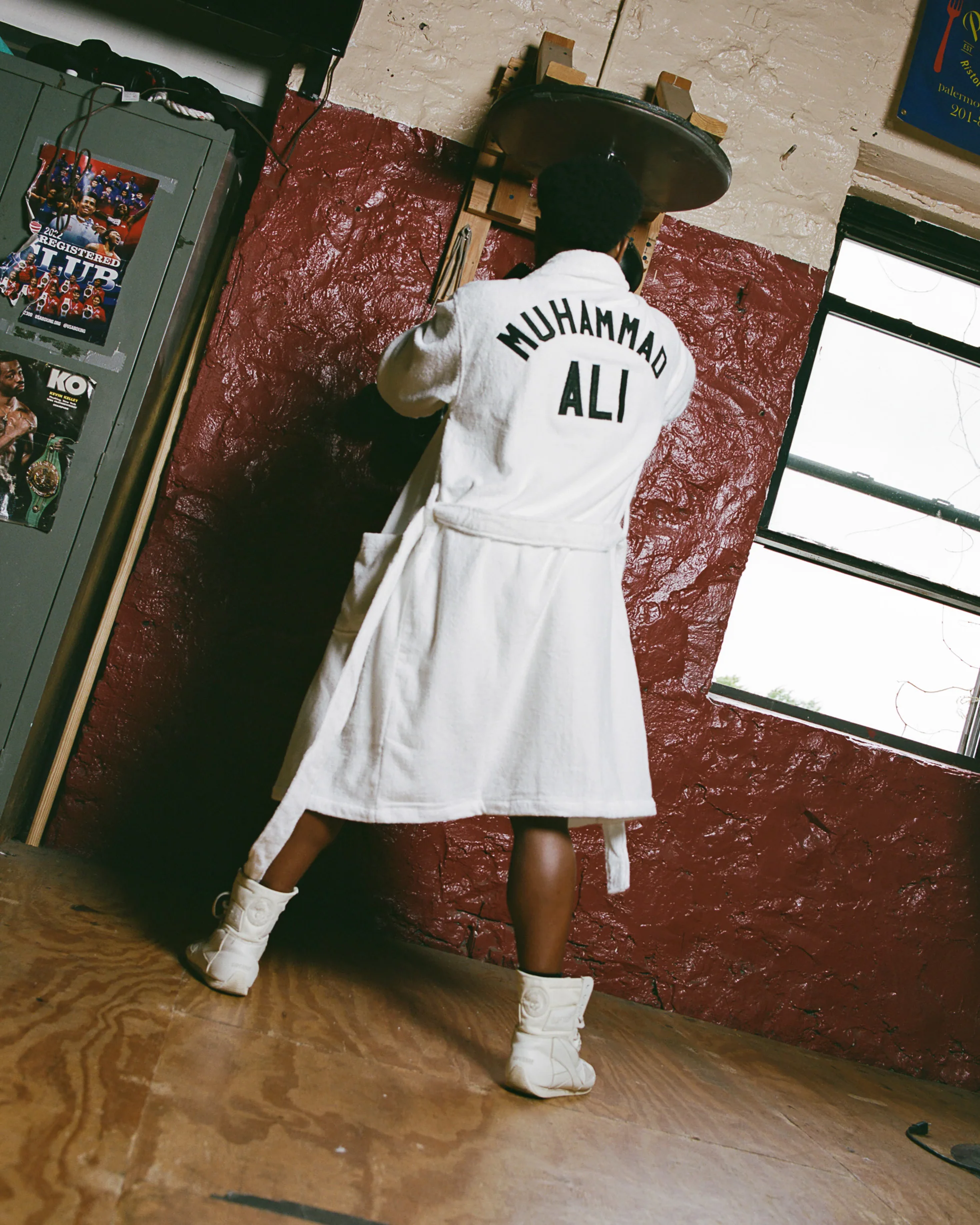 Muhammad Ali Cotton Terry Boxing Robe - Image 3