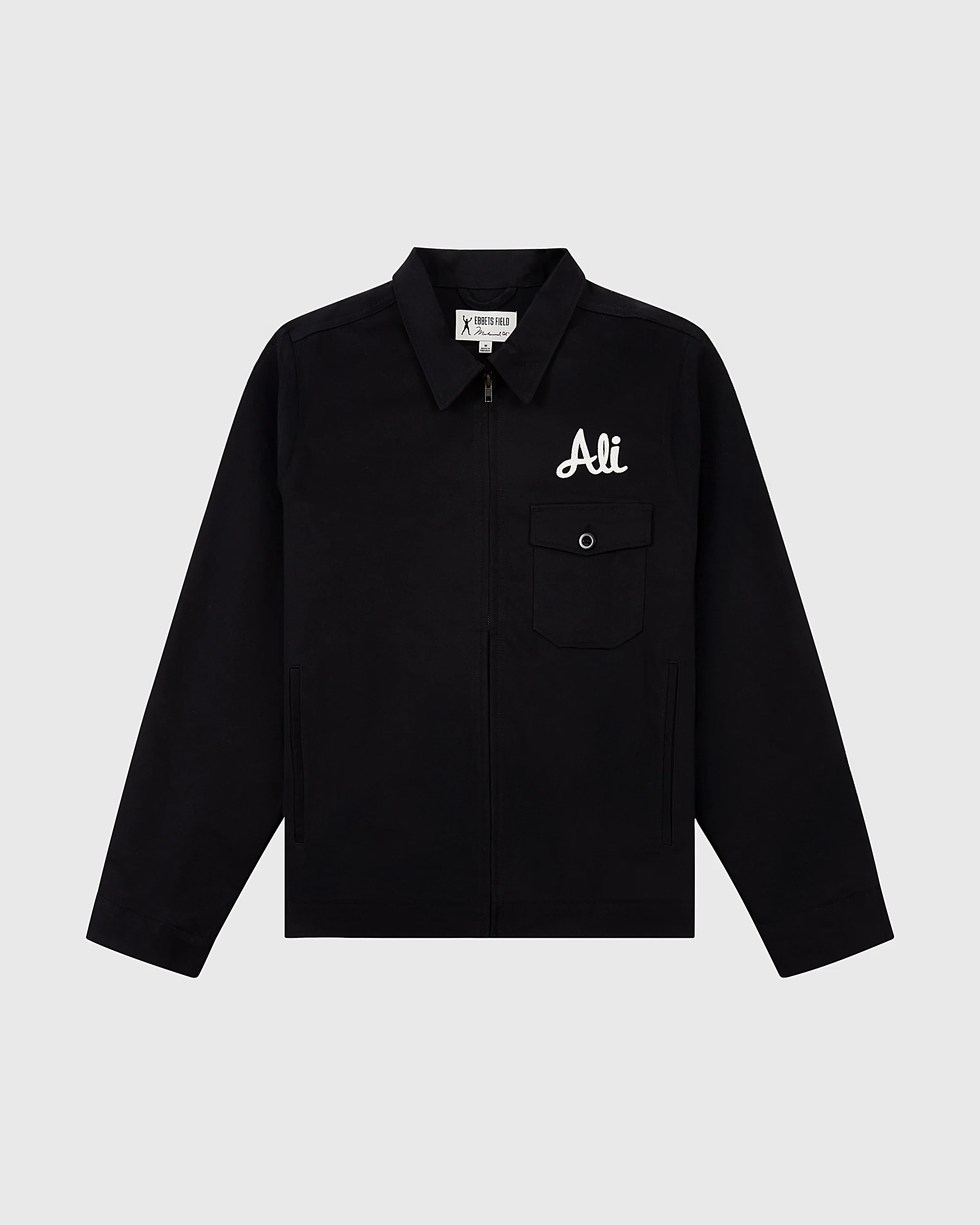 Muhammad Ali Training Camp Cotton Grounds Crew Jacket - Image 2