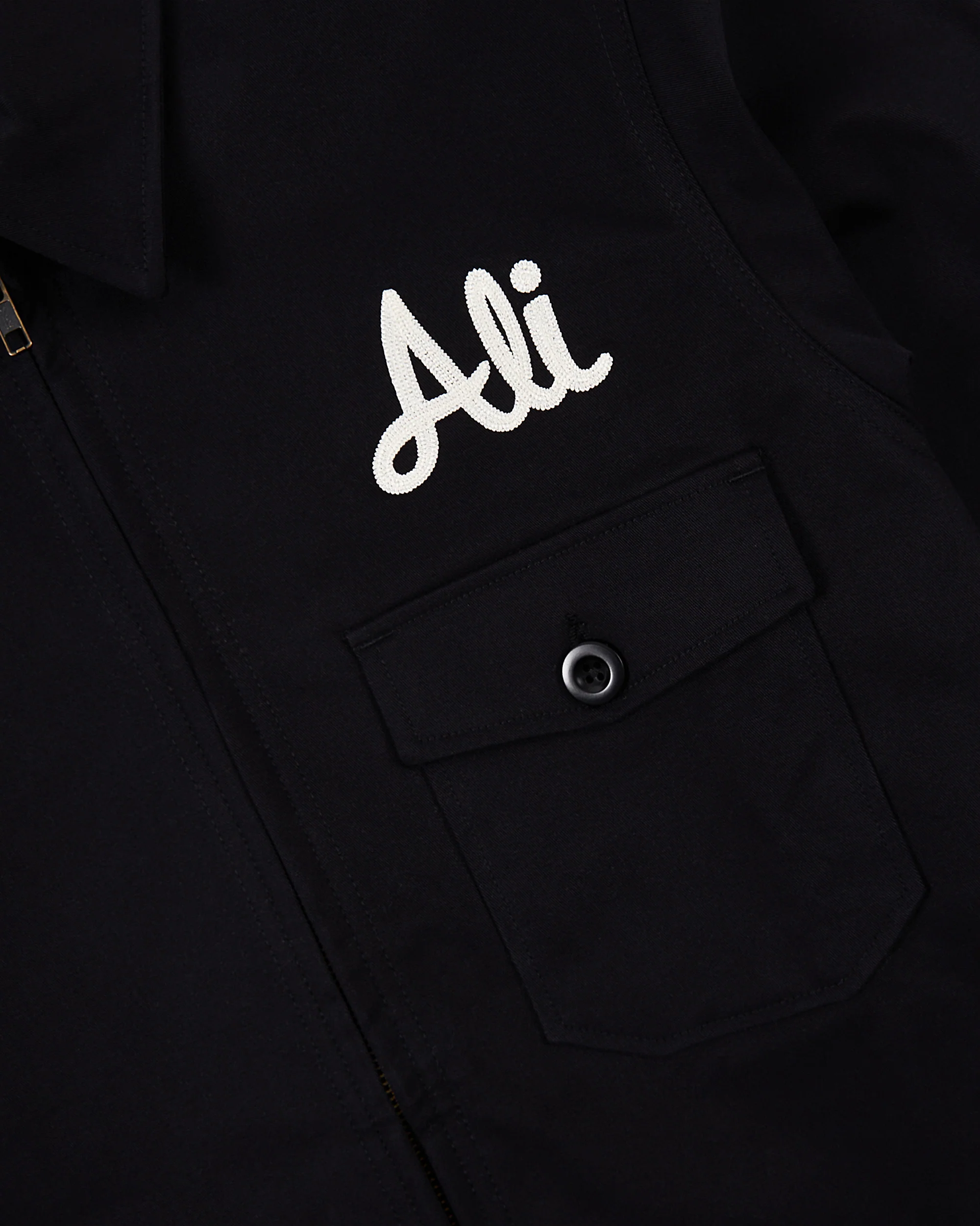 Muhammad Ali Training Camp Cotton Grounds Crew Jacket - Image 5