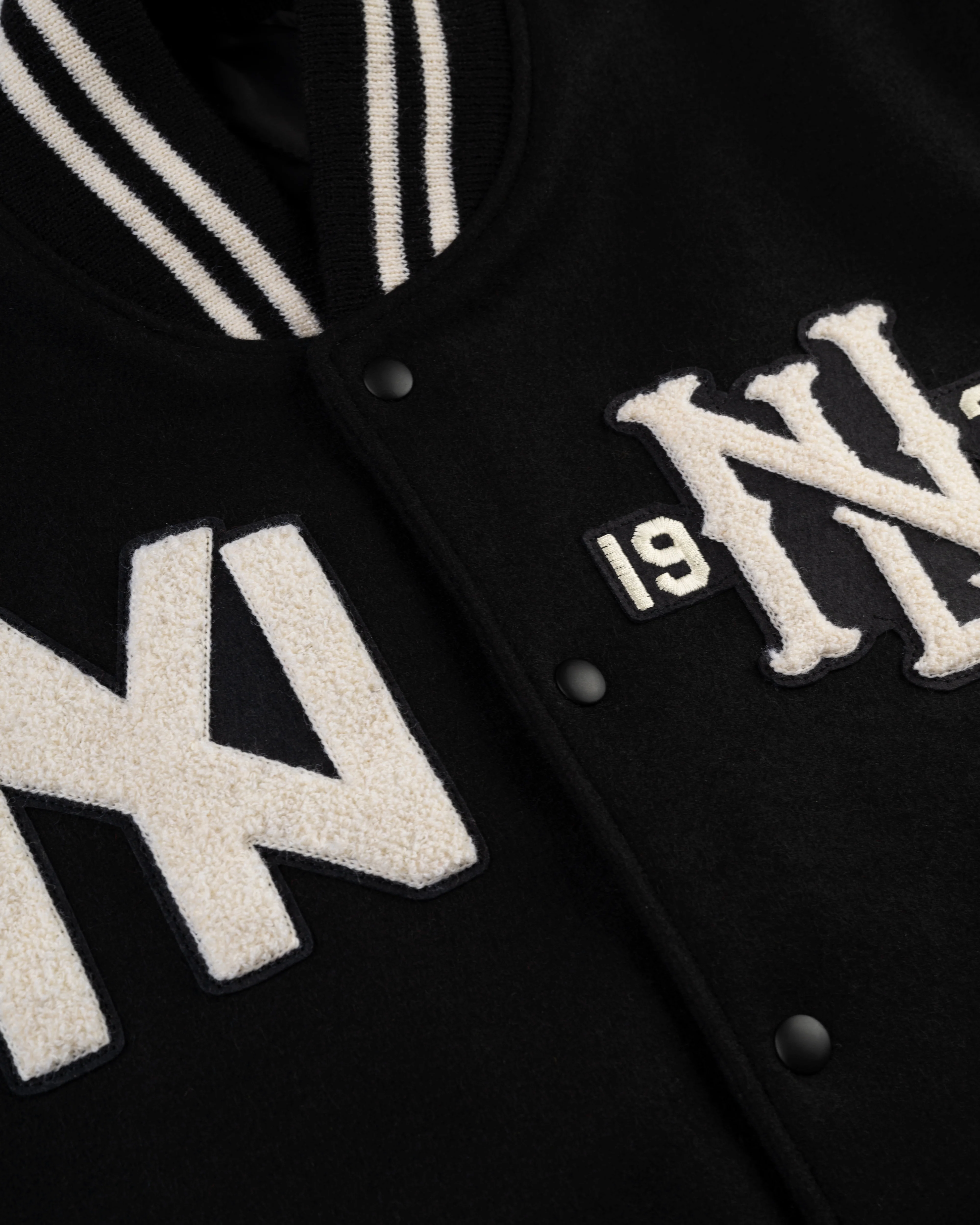 Negro League Wool & Leather Varsity Jacket - Image 3