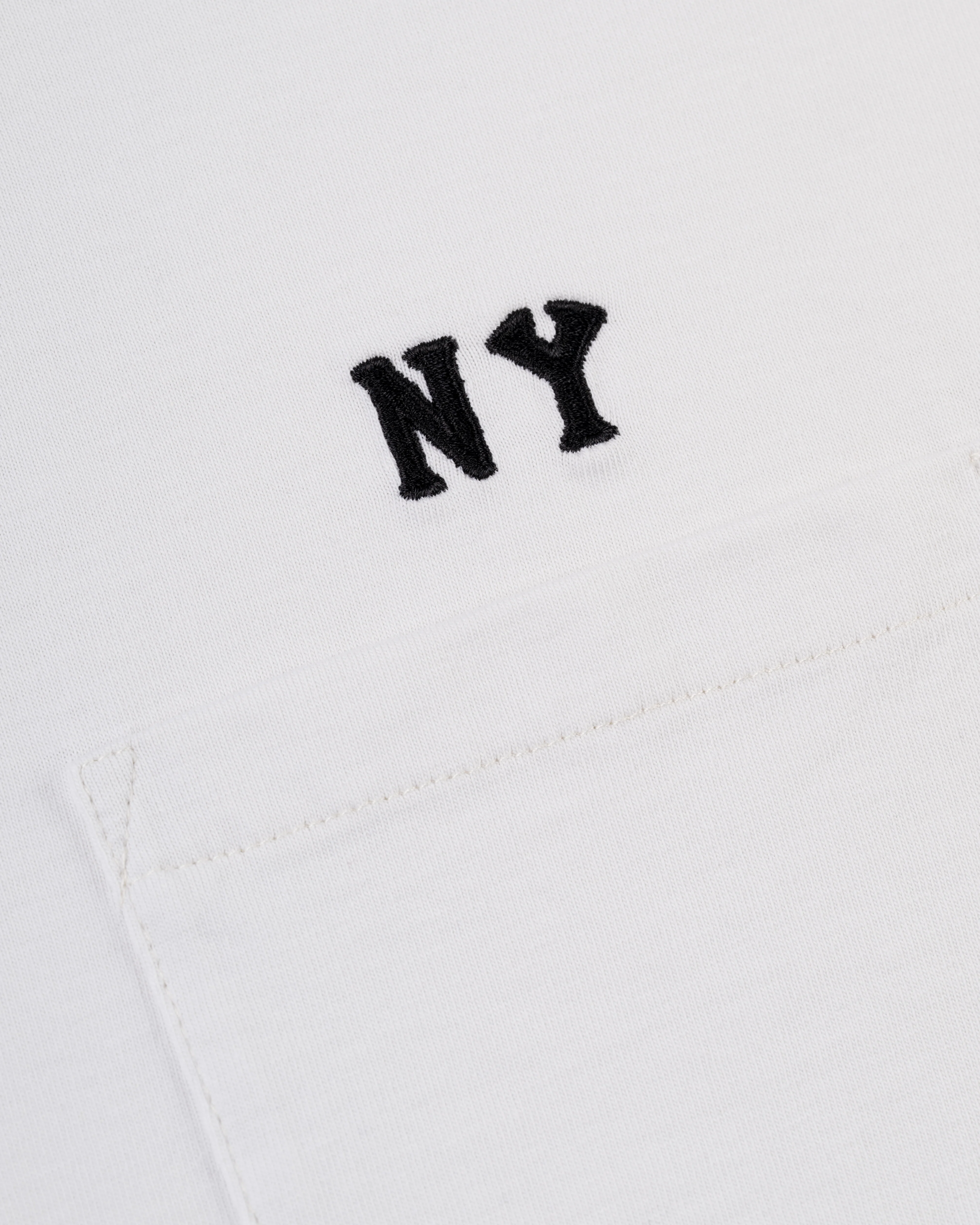 New York Black Yankees Embroidered 'NY' Long Sleeve Pocket Tee - Image 3