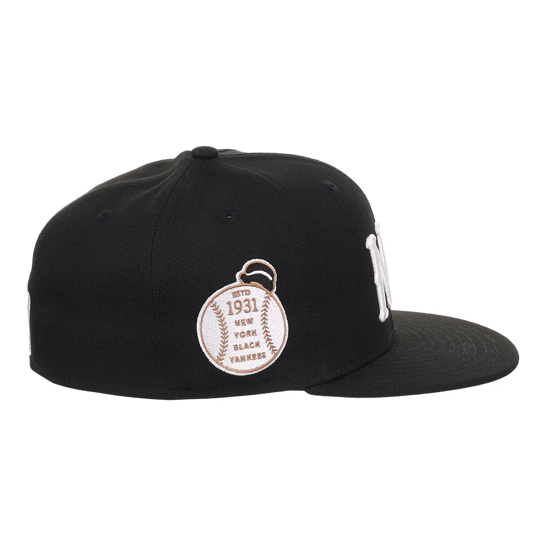 New York Black Yankees NLB Flip Fitted Ballcap - Image 3