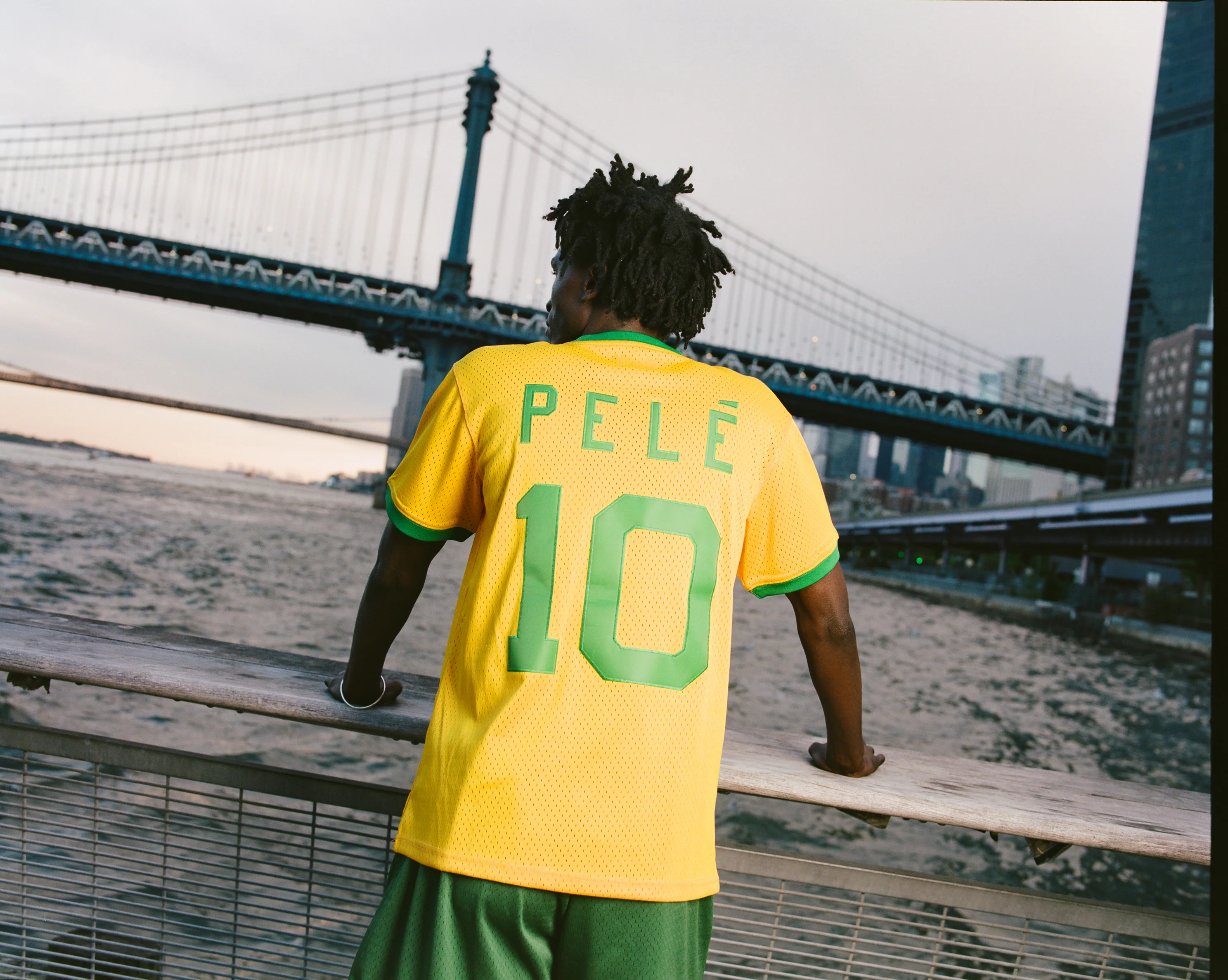 New York Cosmos Pelé Mesh Soccer Jersey - Image 3