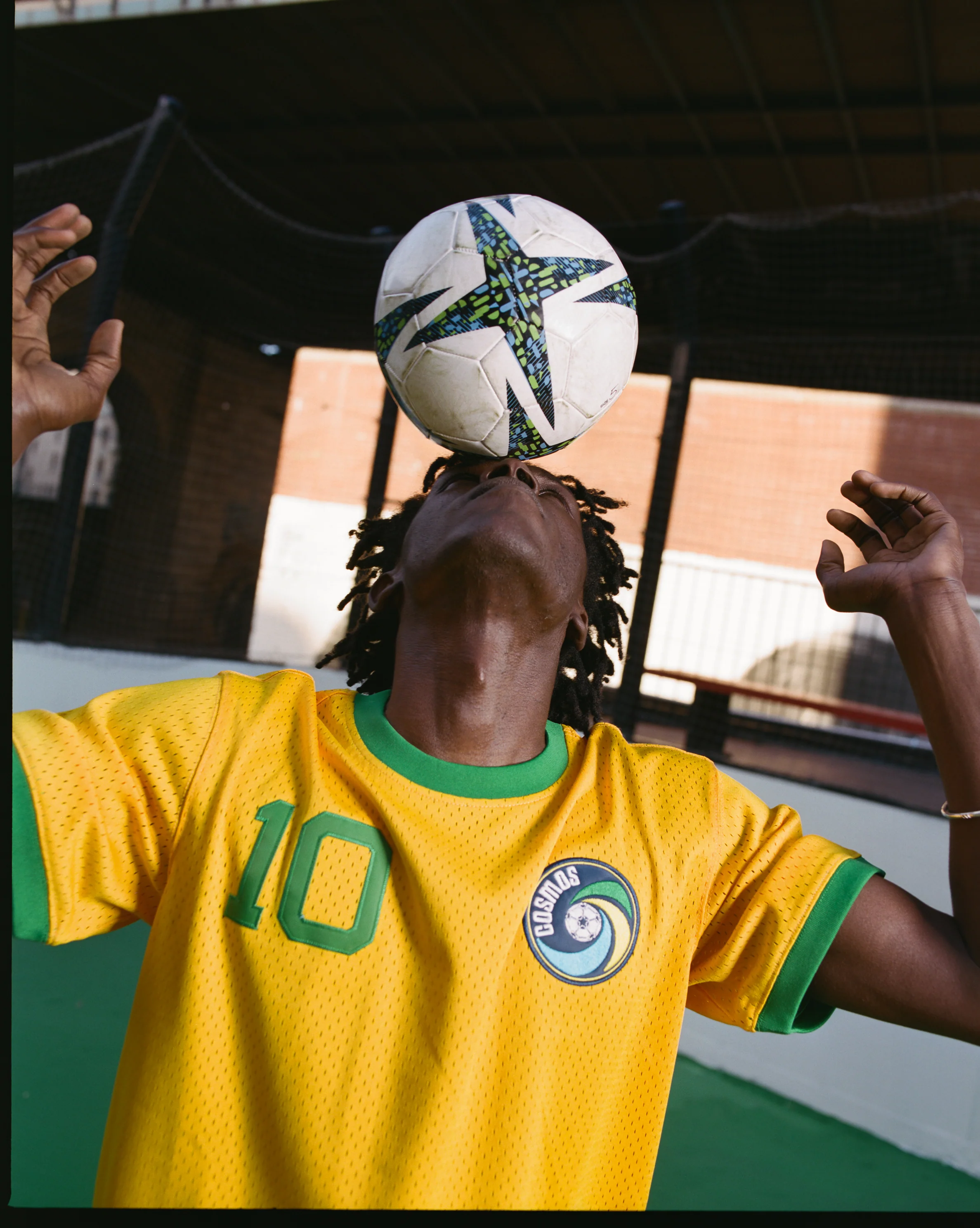 New York Cosmos Pelé Mesh Soccer Jersey - Image 4