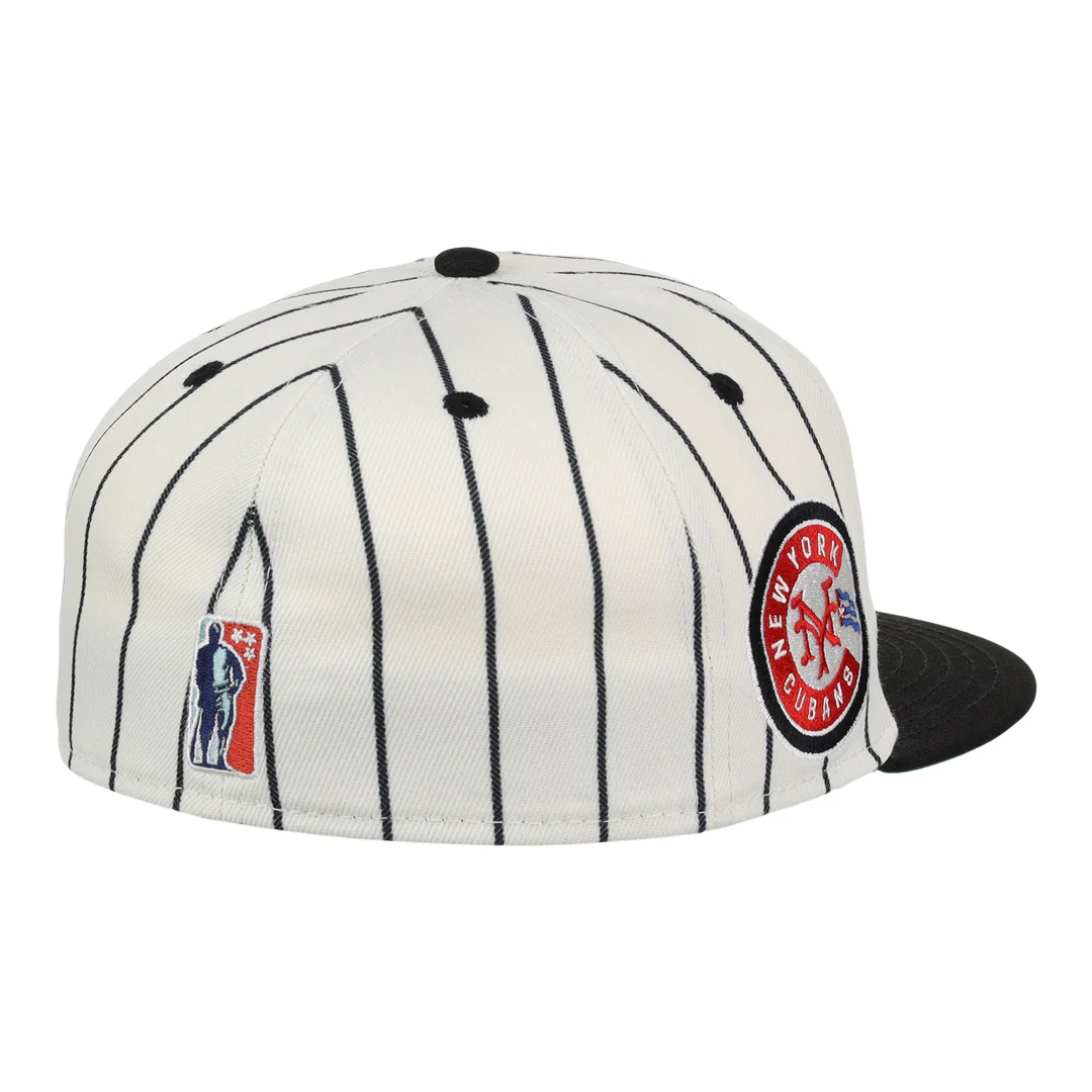 New York Cubans NLB Pinstripe Fitted Ballcap - Image 3