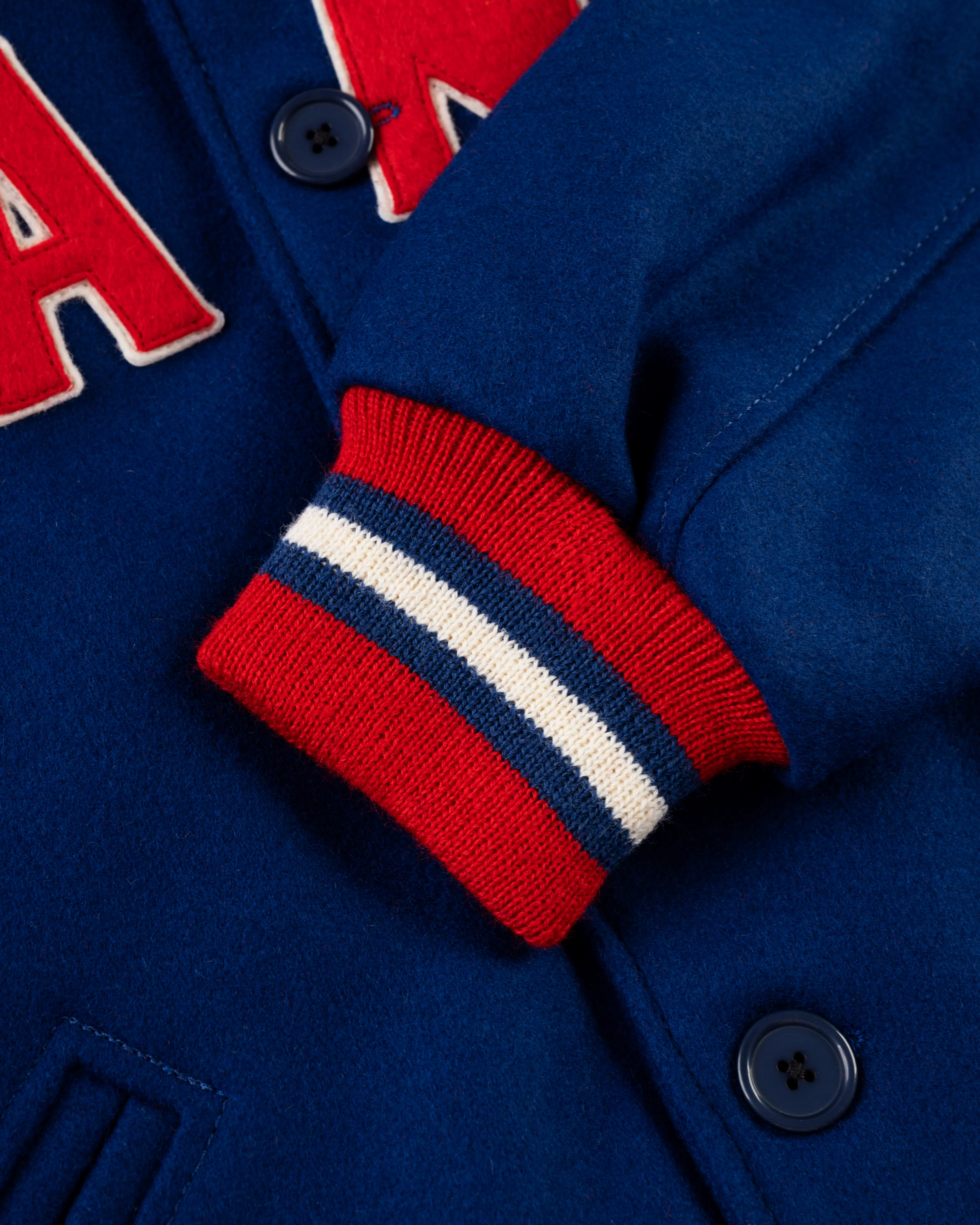 New York Giants 1932 Authentic All Wool Varsity Jacket - Image 4