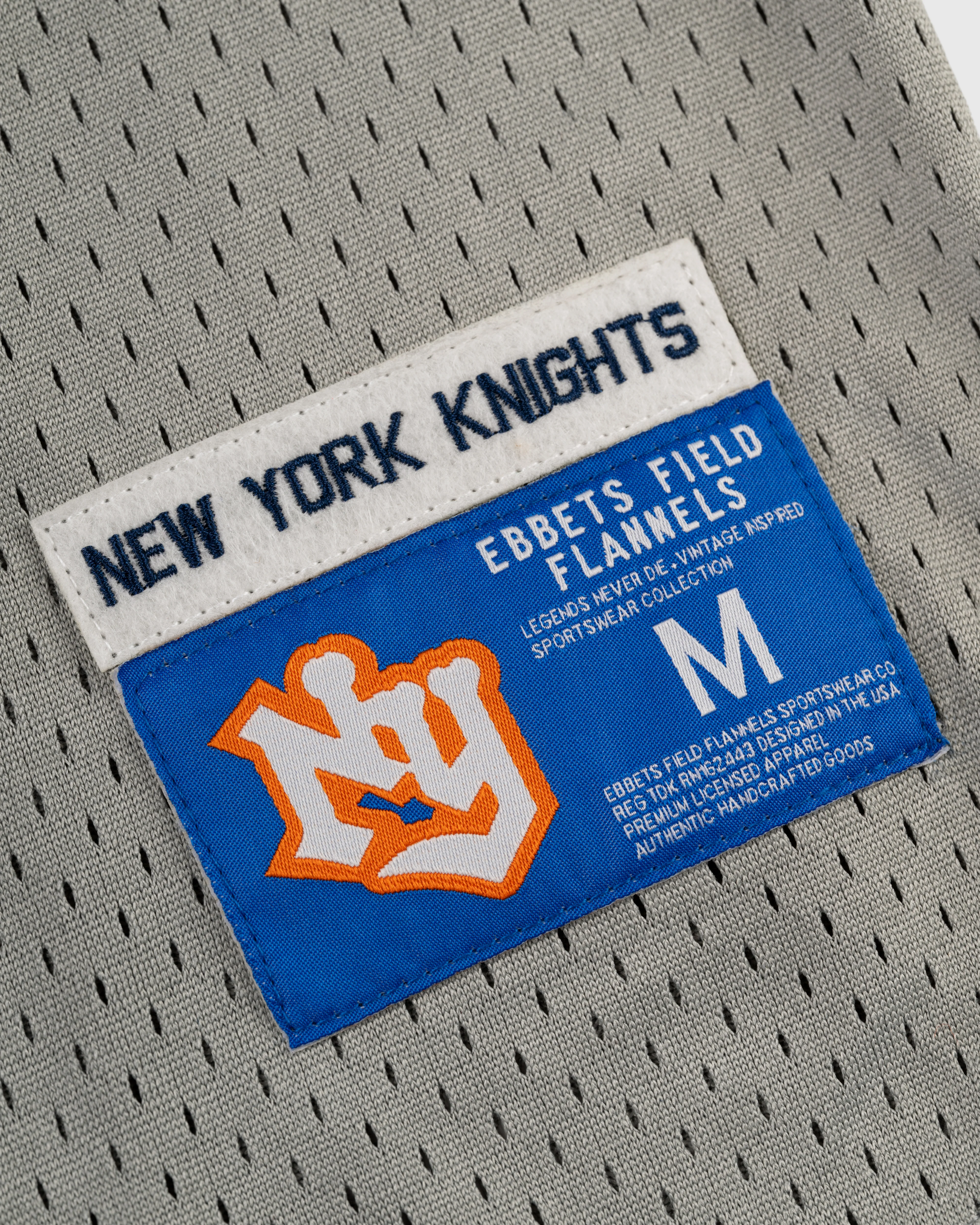 New York Knights Mesh Button-Up Baseball Jersey - Image 4