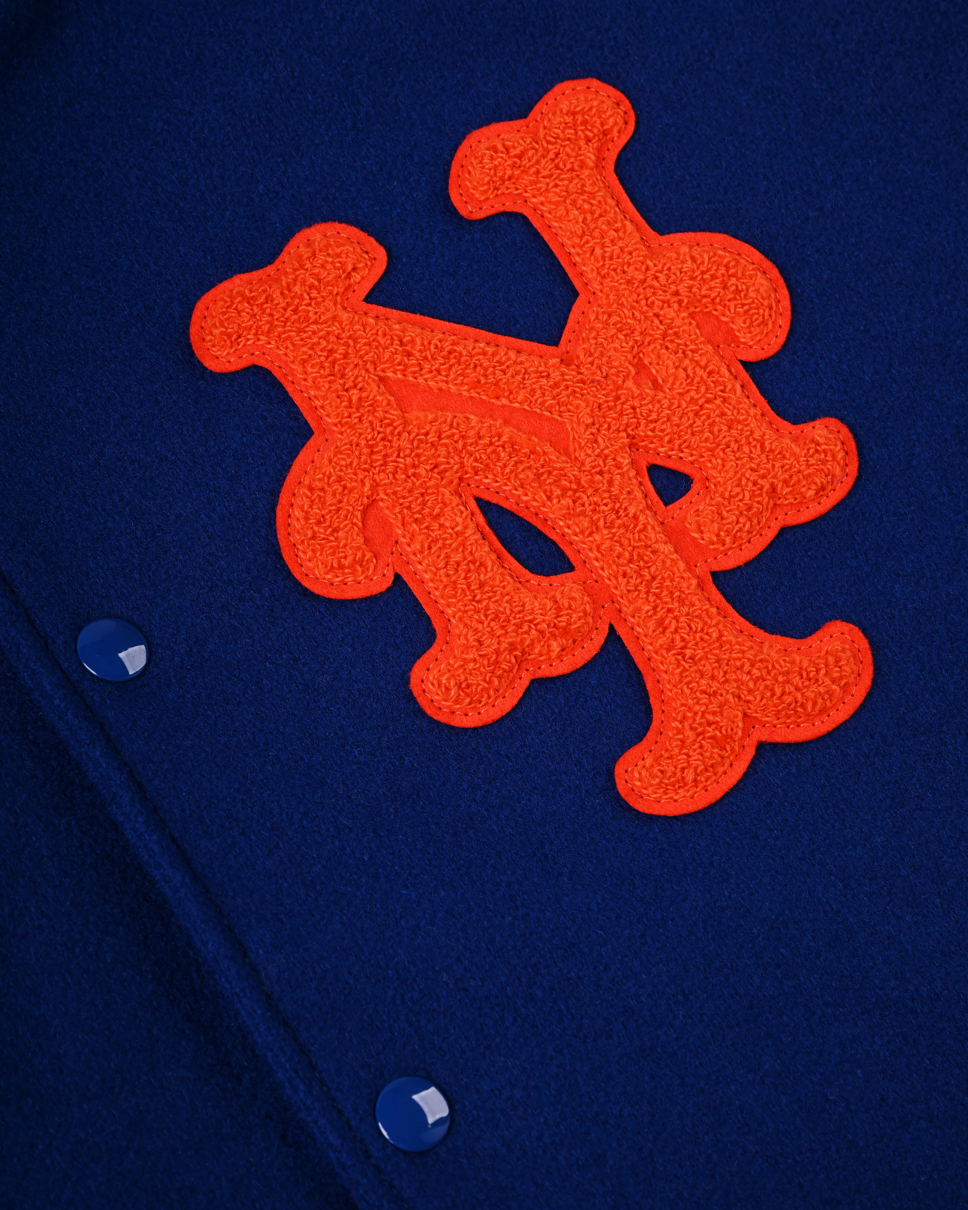 New York Mets 1969 Authentic All Wool Varsity Jacket - Image 3