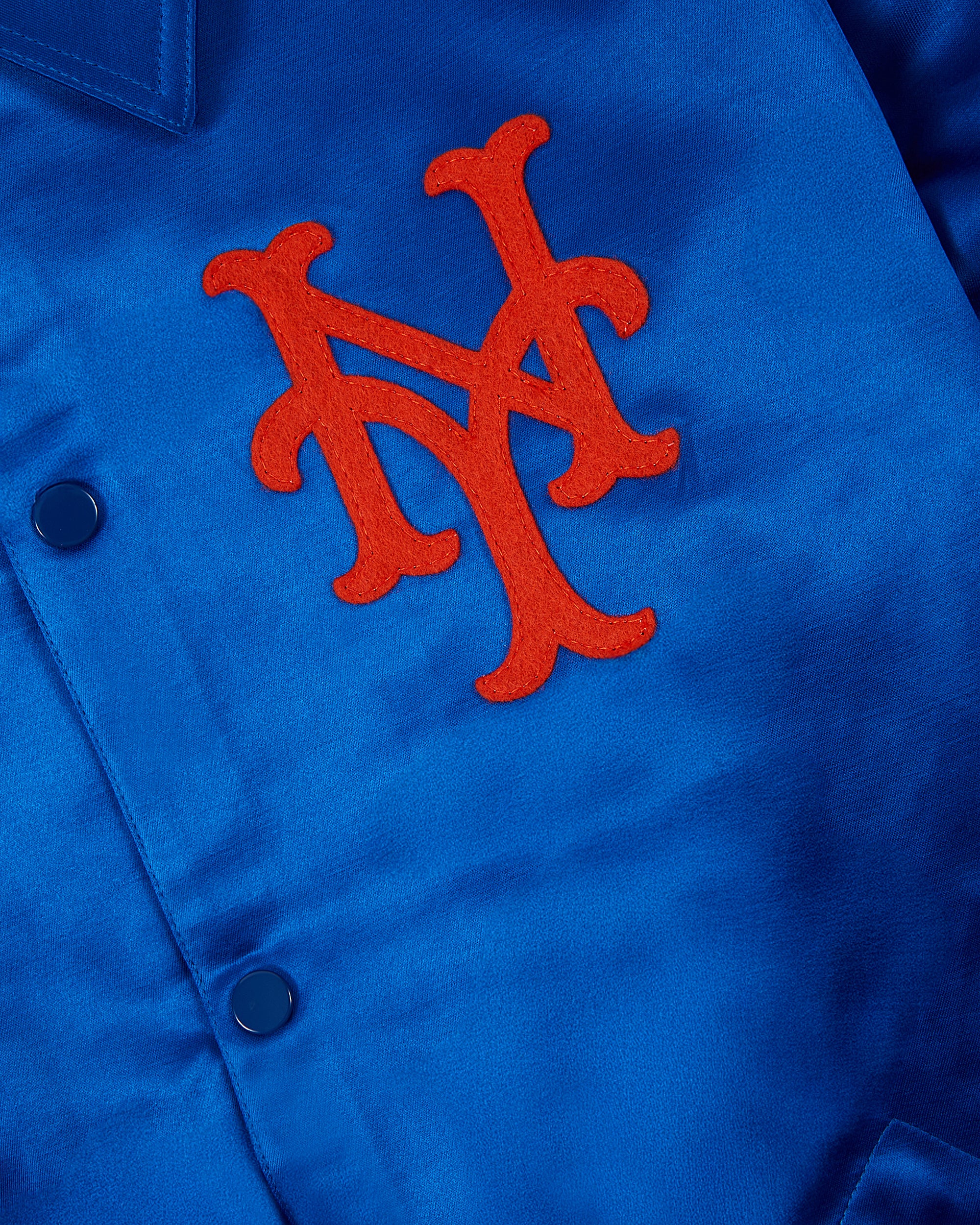 New York Mets 1969 Satin Windbreaker Jacket - Image 3
