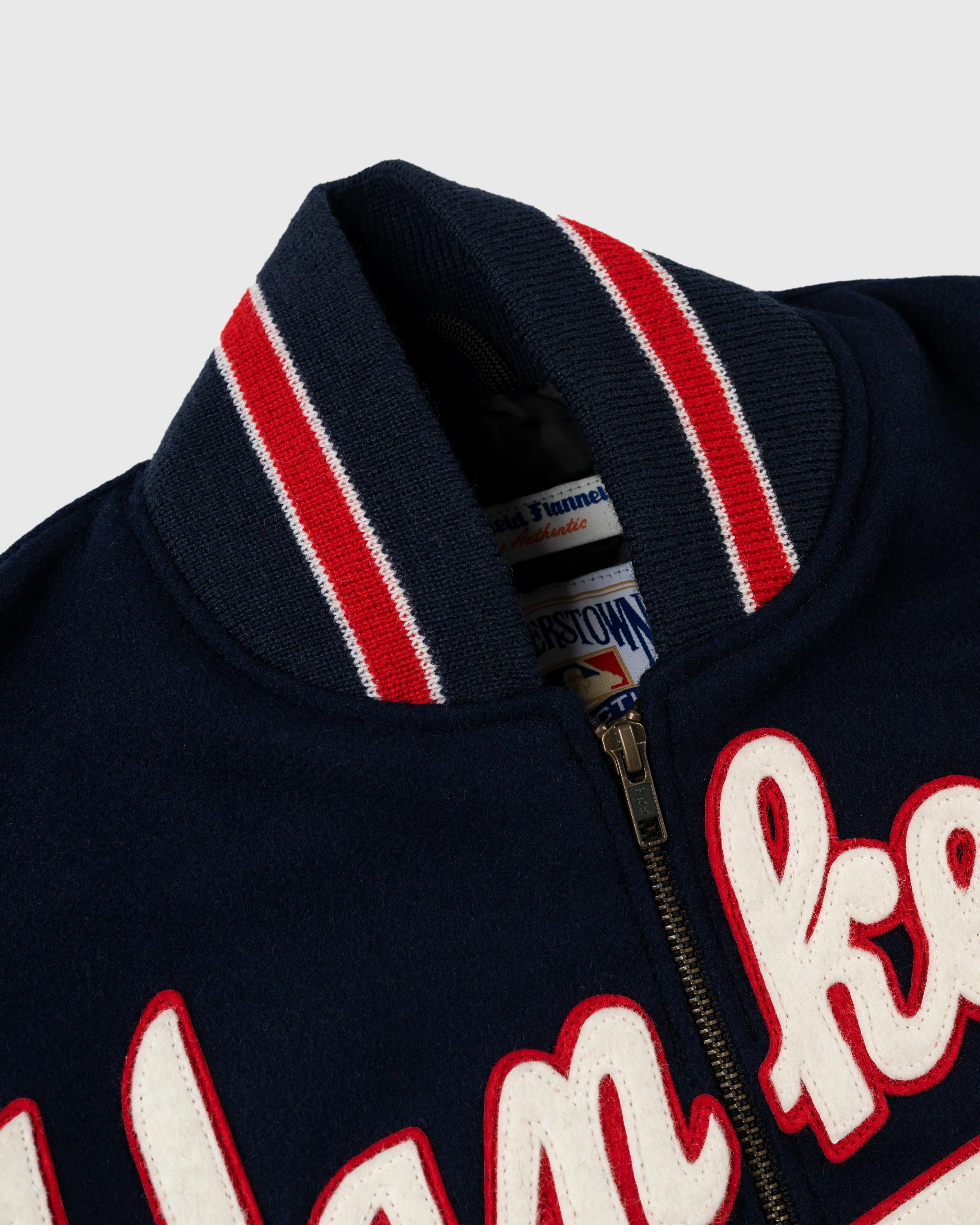 New York Yankees 1947 Authentic All Wool Varsity Jacket - Image 2