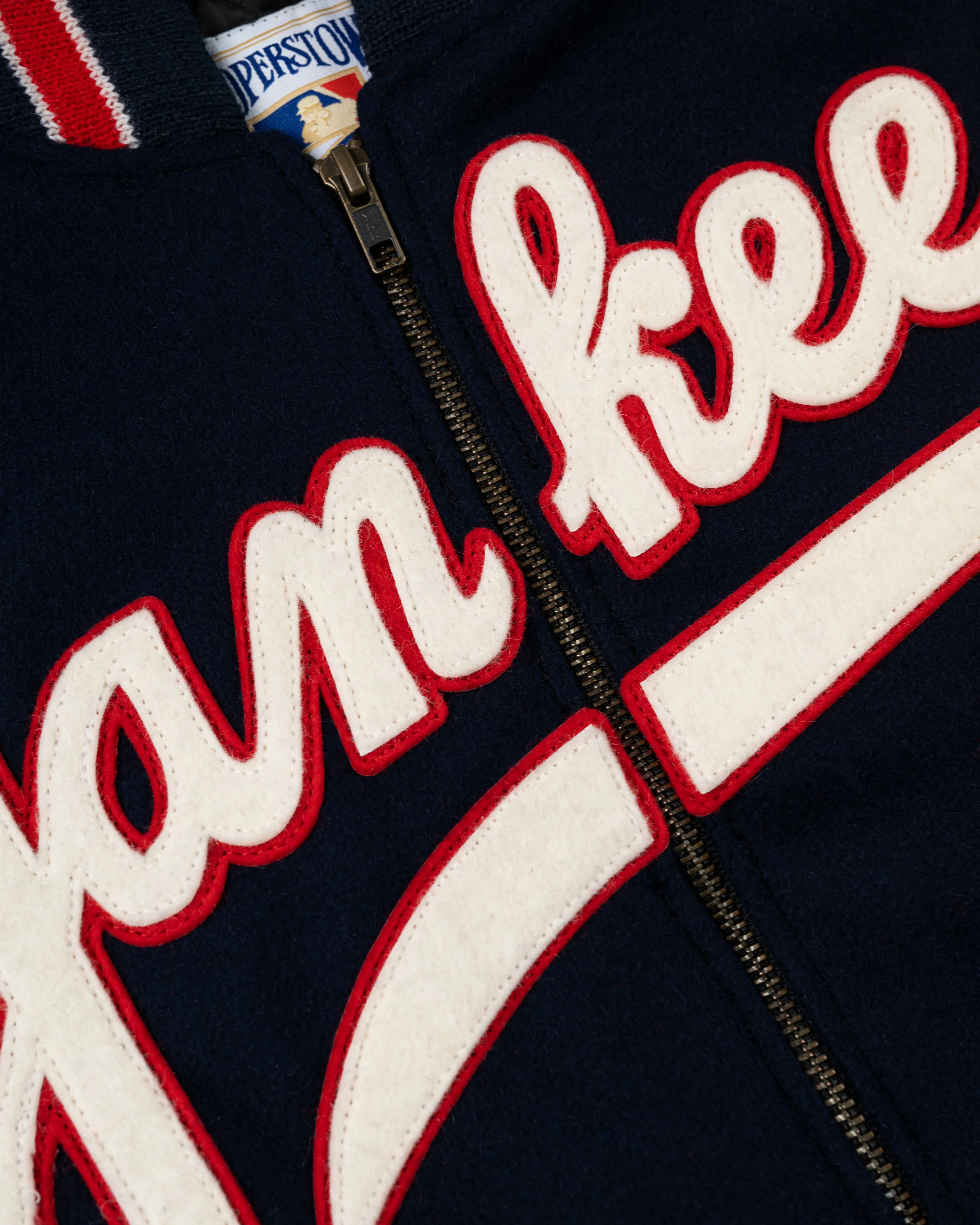 New York Yankees 1947 Authentic All Wool Varsity Jacket - Image 4