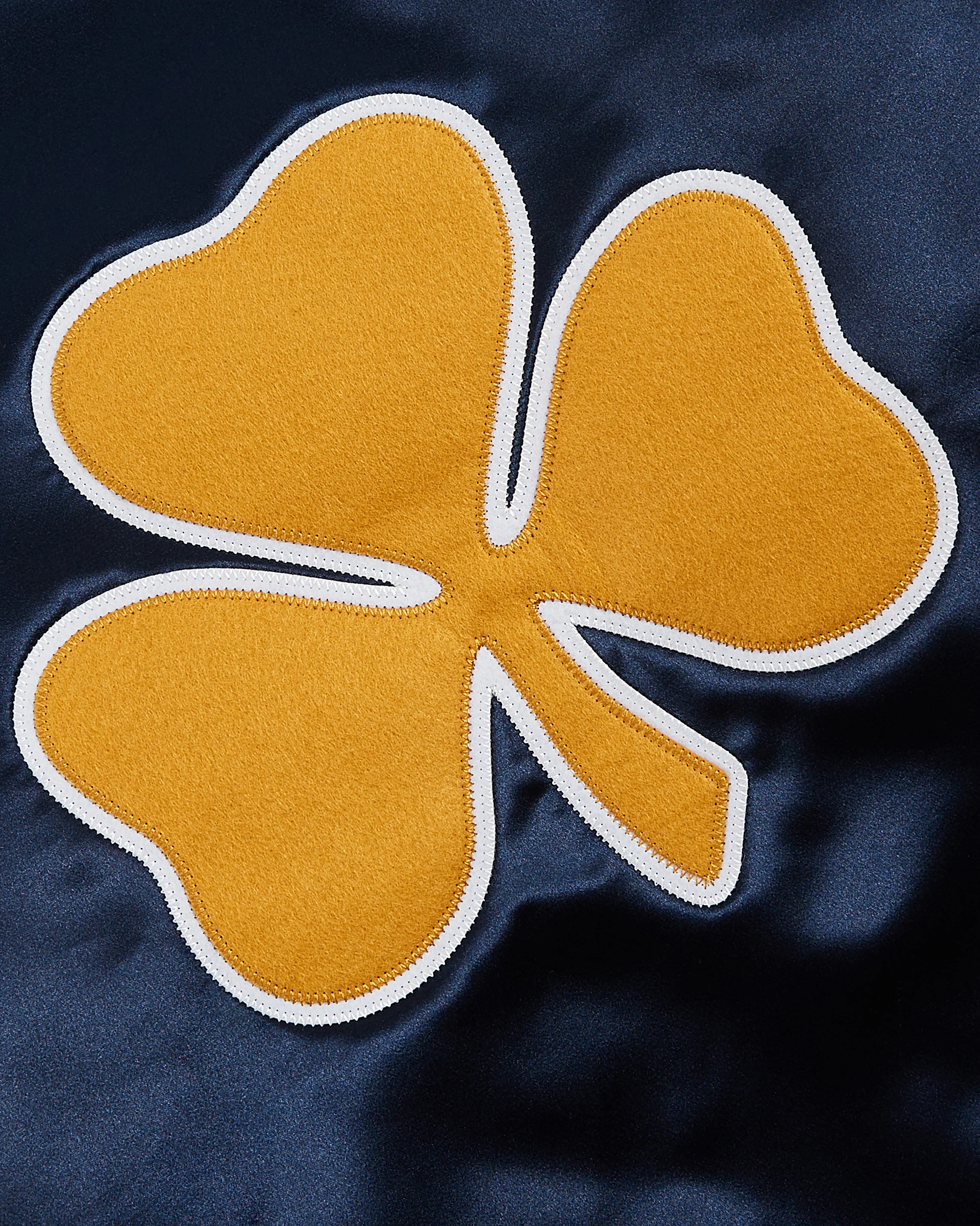 Notre Dame Satin Varsity Jacket - Image 5